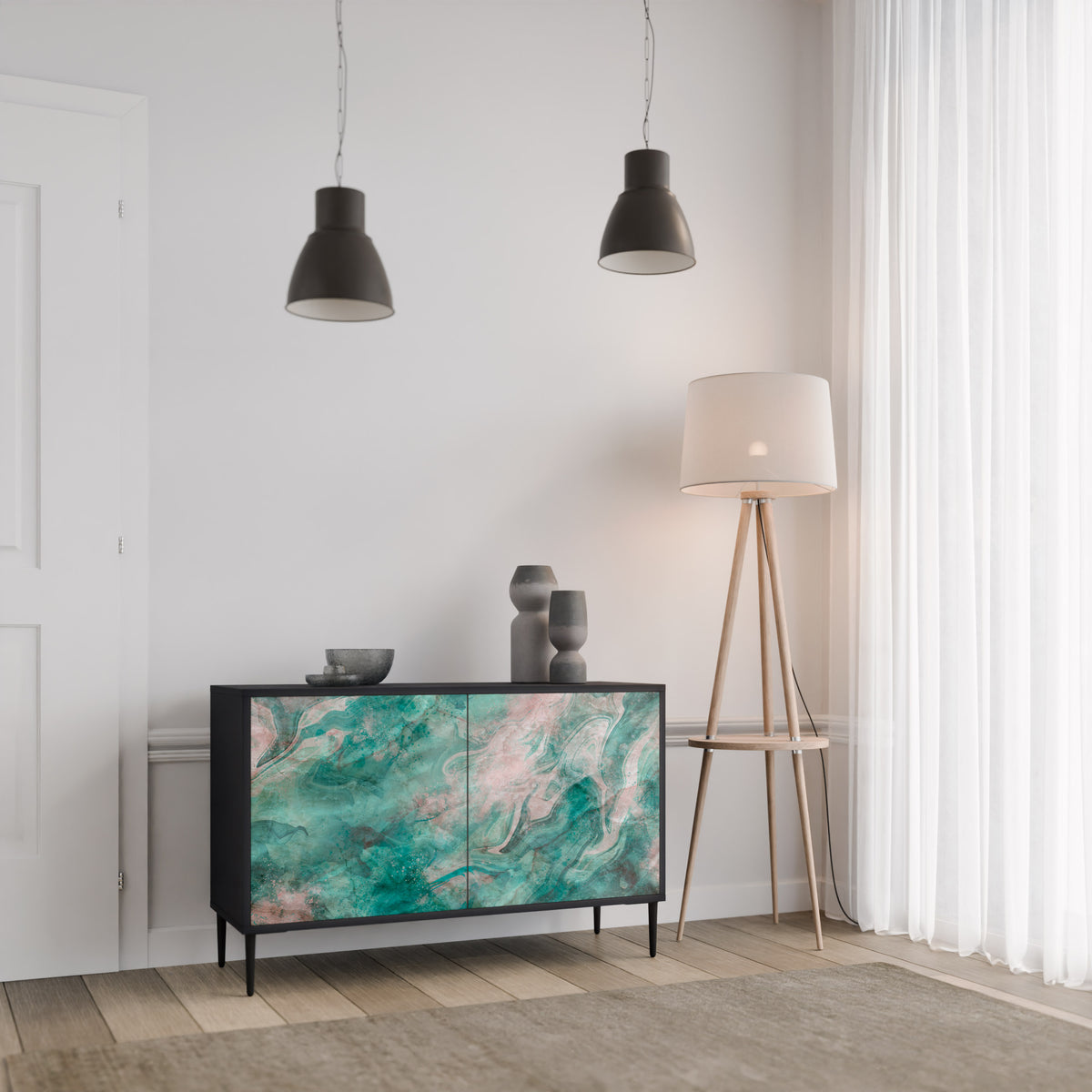 ABSTRACT ALCHEMY 2-Door Sideboard
