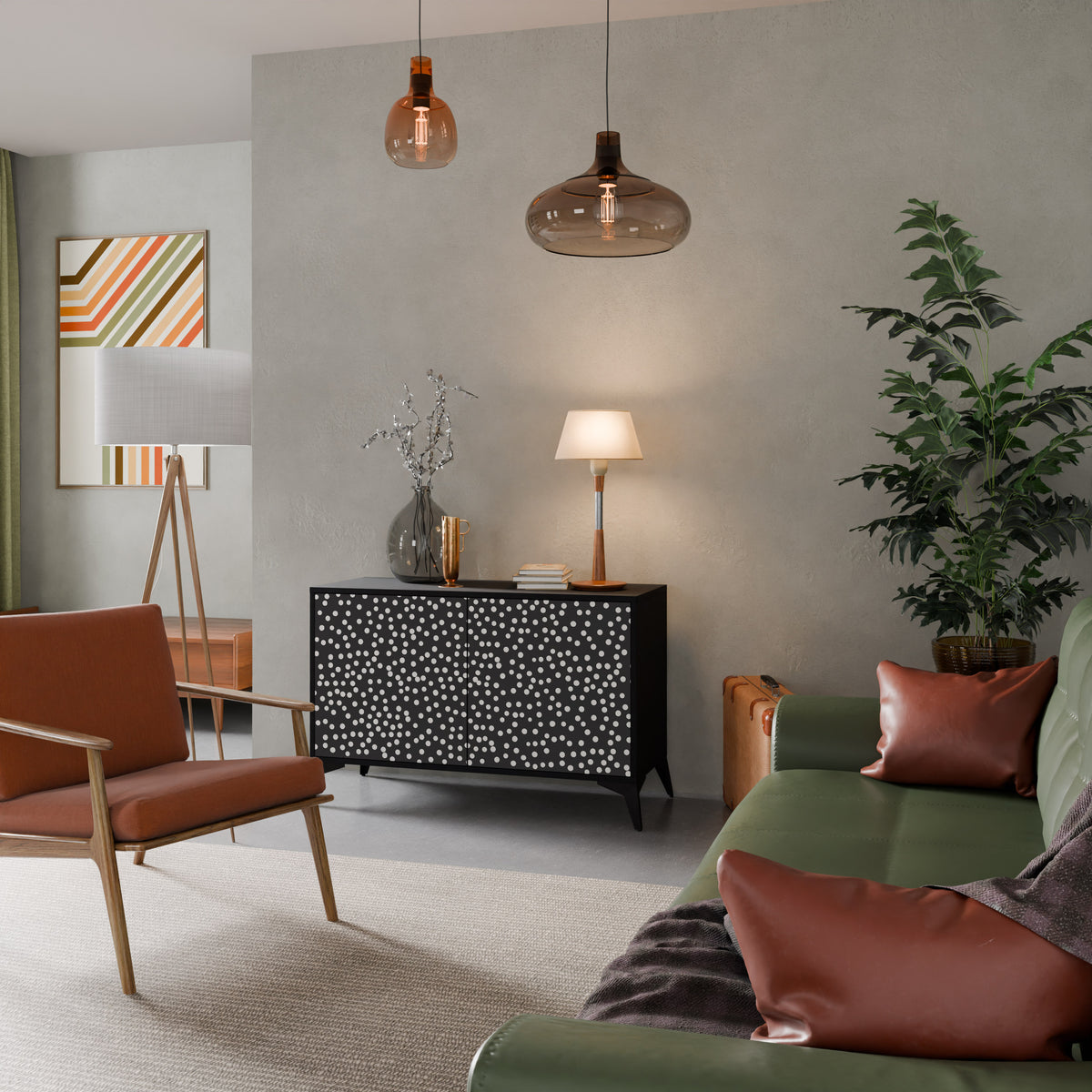 BLINDING LIGHTS 2-Door Sideboard