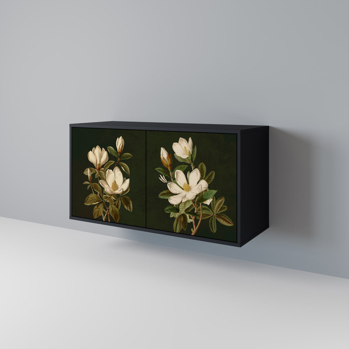 FLORAL NOIR Μπουφές 2-θυρών