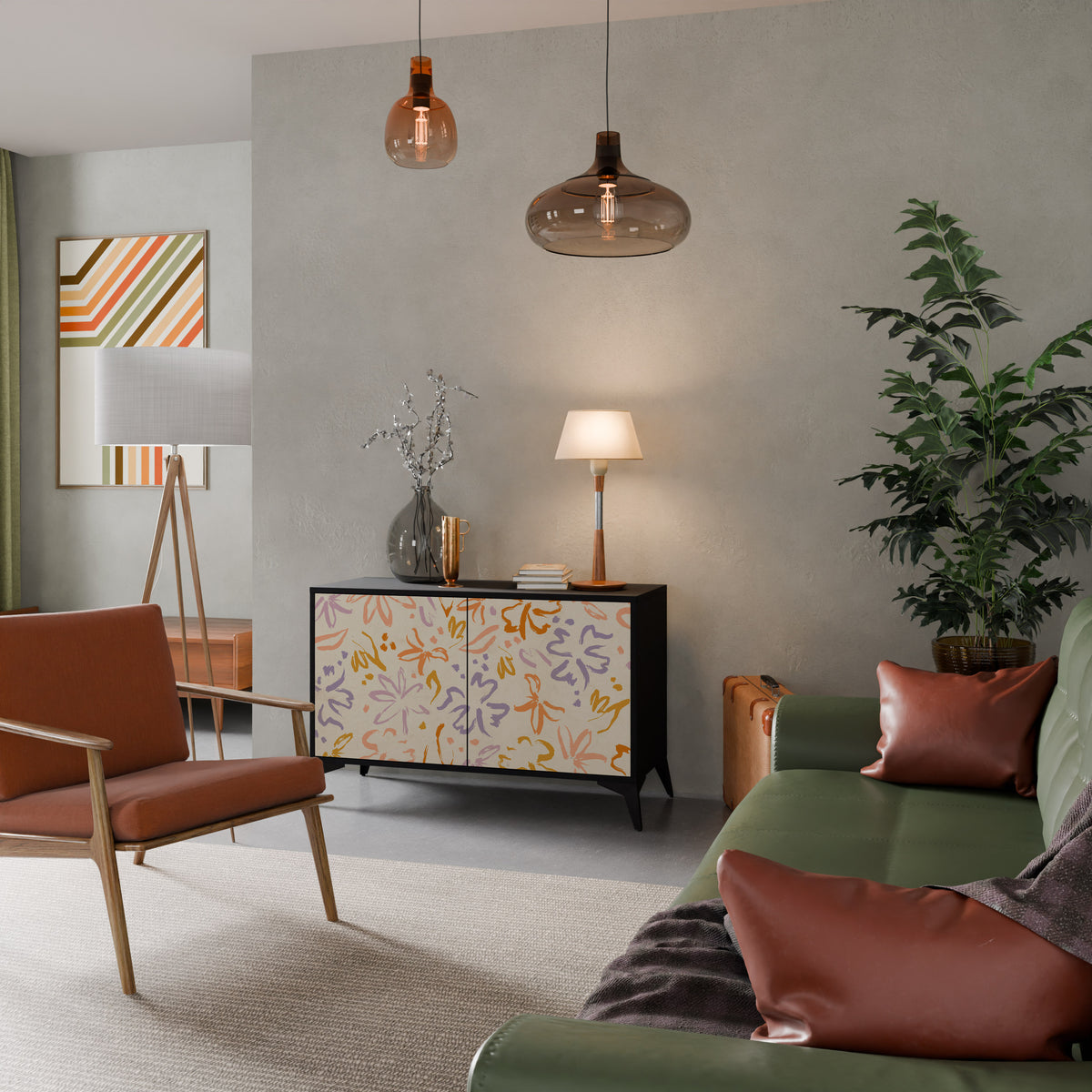 SPRING WHIMSY Μπουφές 2-θυρών