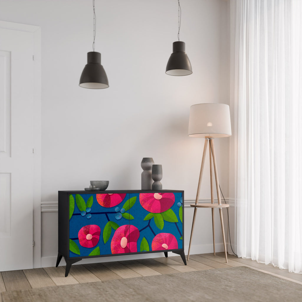 SPRING THOUGHTS 2-Door Sideboard in Black Finish