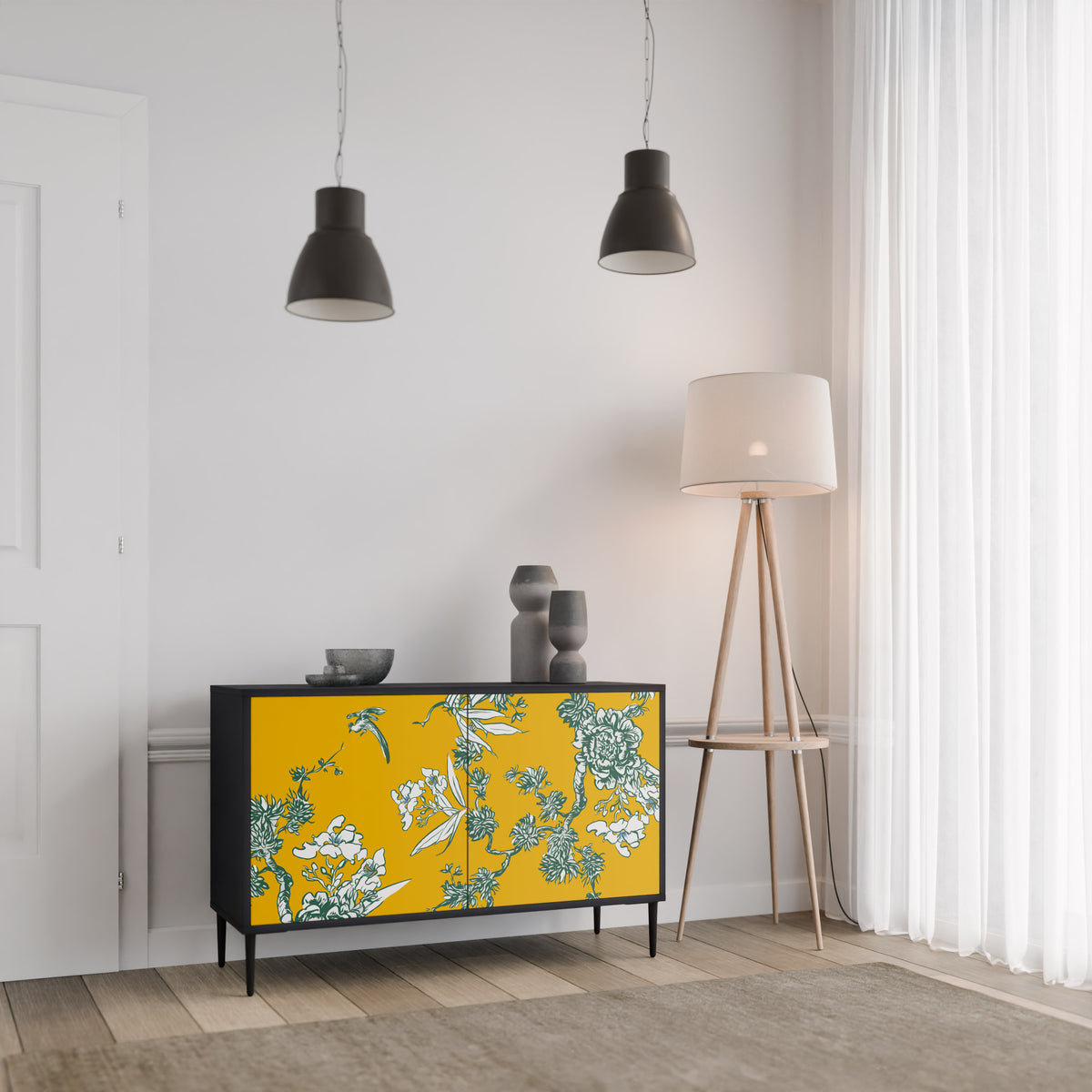 YELLOW CHINOISERIE Μπουφές 2-θυρών