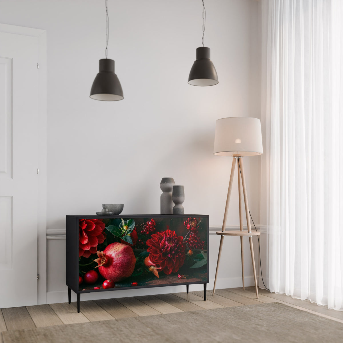 DAHLIAS AND POMEGRANATES Μπουφές 2-θυρών