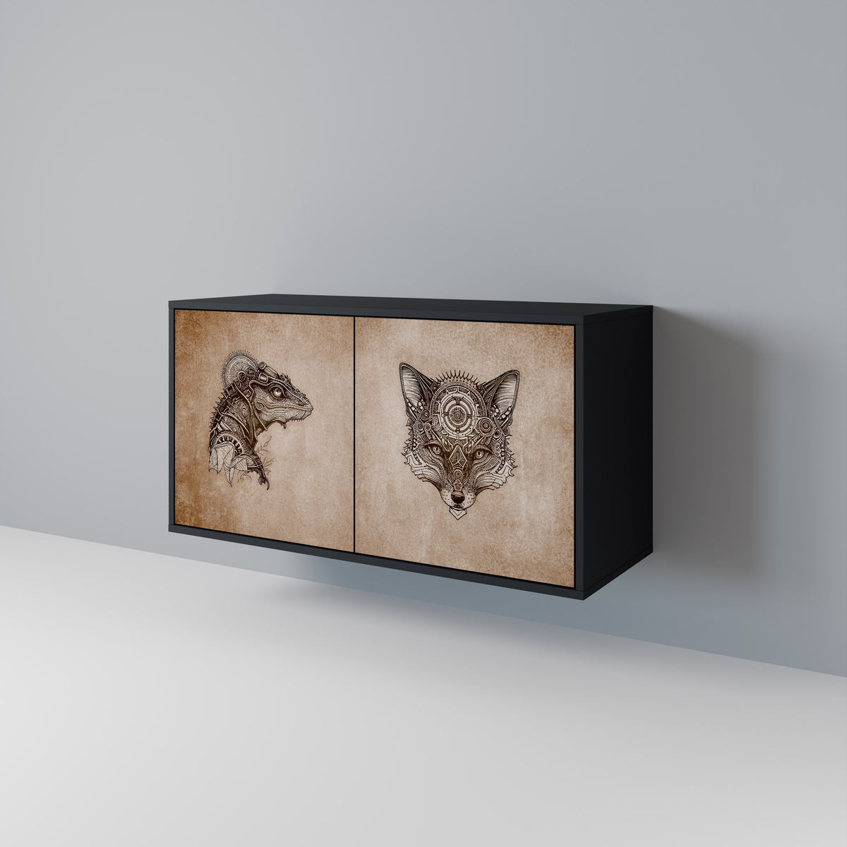 STEAMPUNK CLAN Μπουφές 2-θυρών