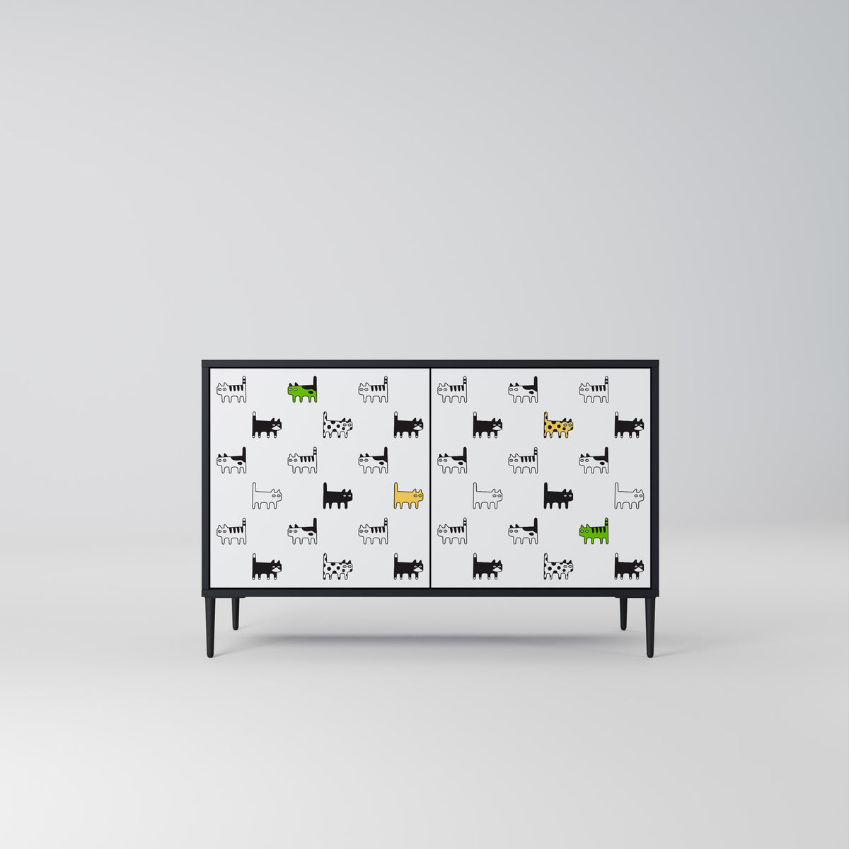 CATS COMPILATION Μπουφές 2-θυρών