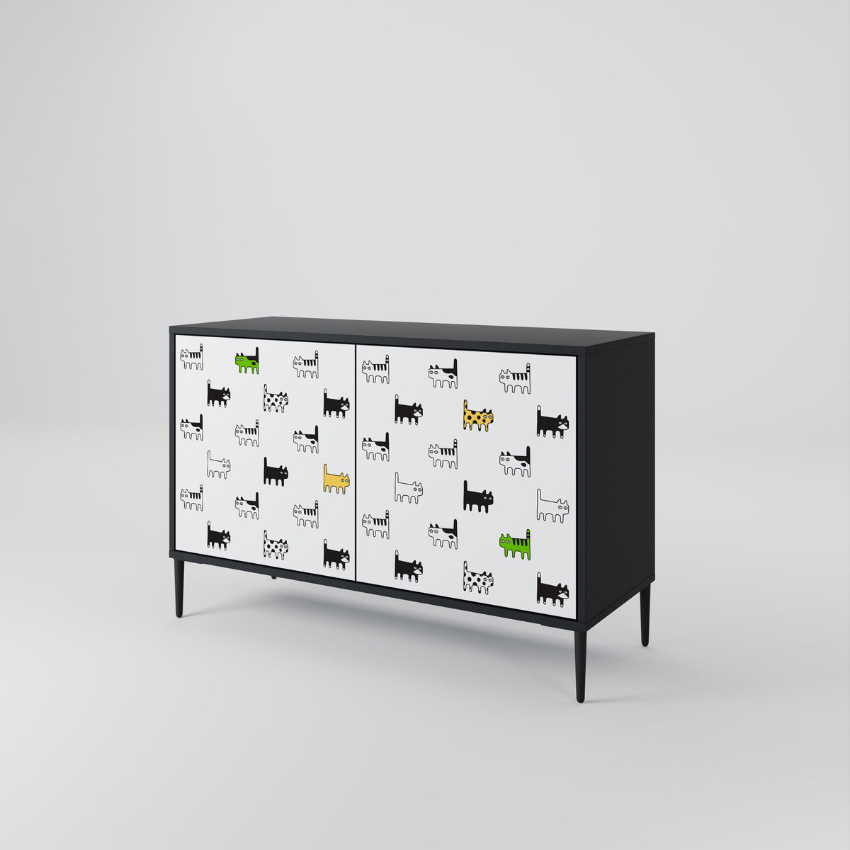 CATS COMPILATION Μπουφές 2-θυρών