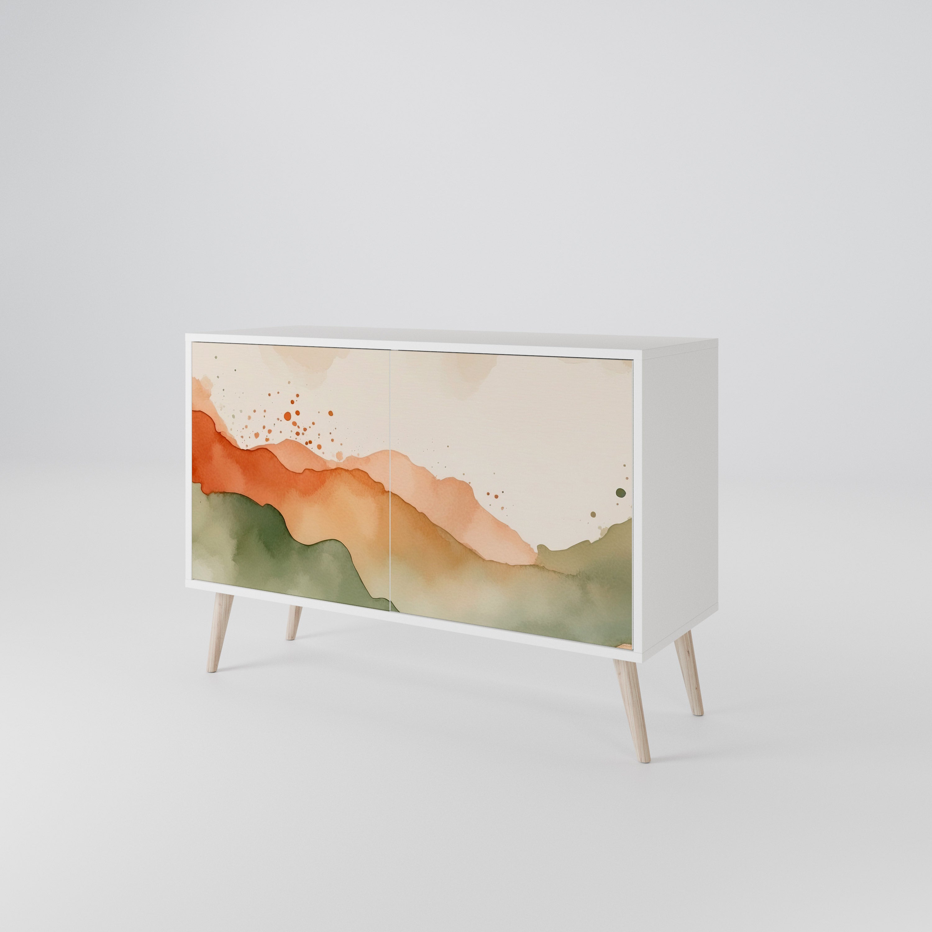 WATERCOLOUR PEAKS Μπουφές 2-θυρών