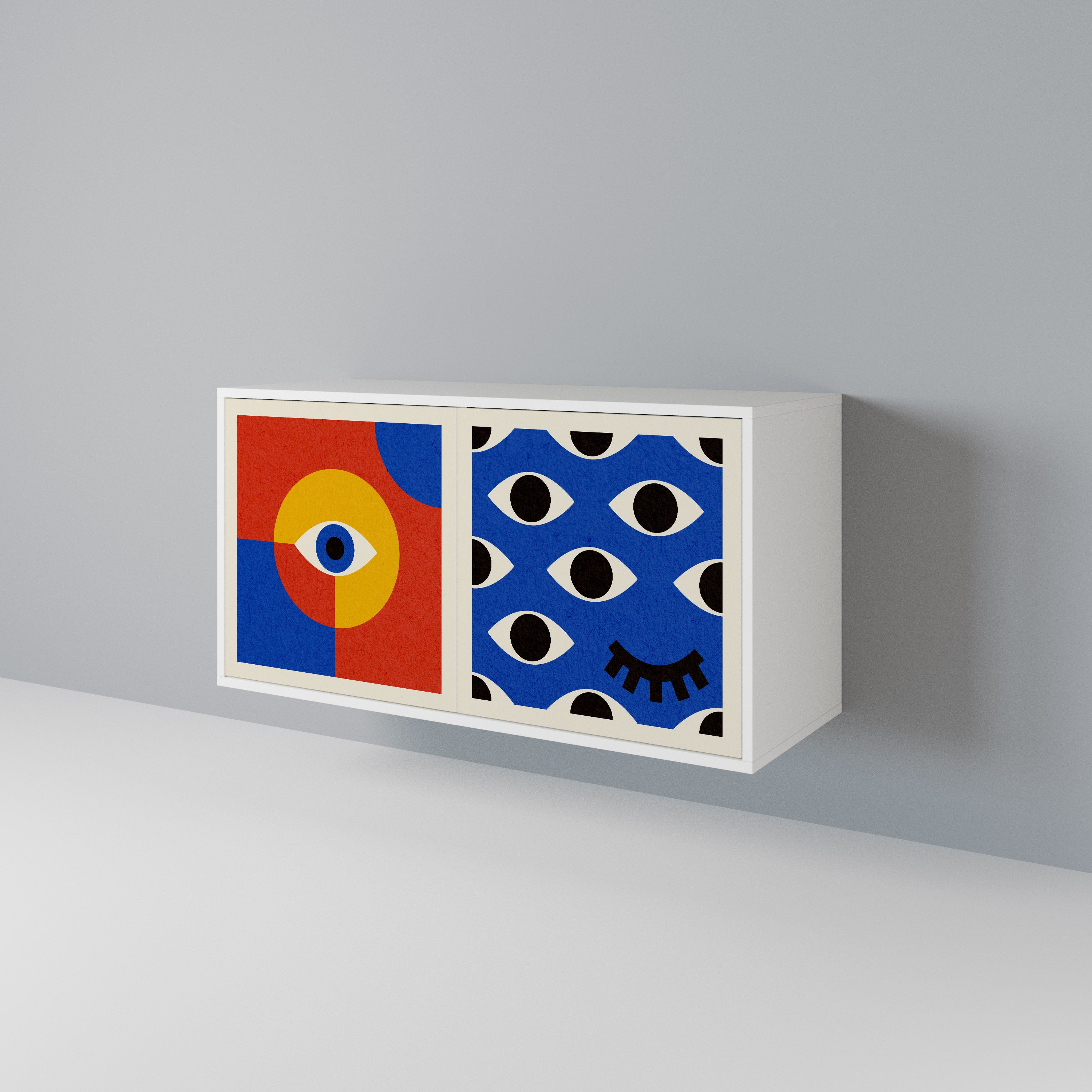 GEOMETRIC EYES Μπουφές 2-θυρών