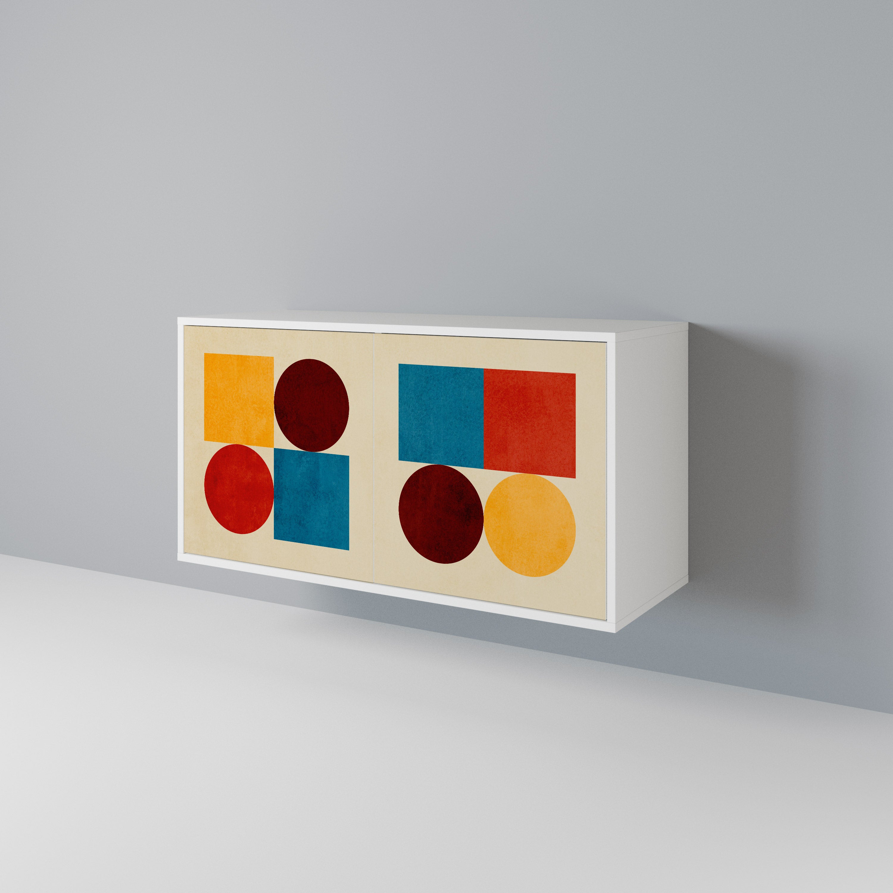 GEOMETRIC PUZZLE Μπουφές 2-θυρών