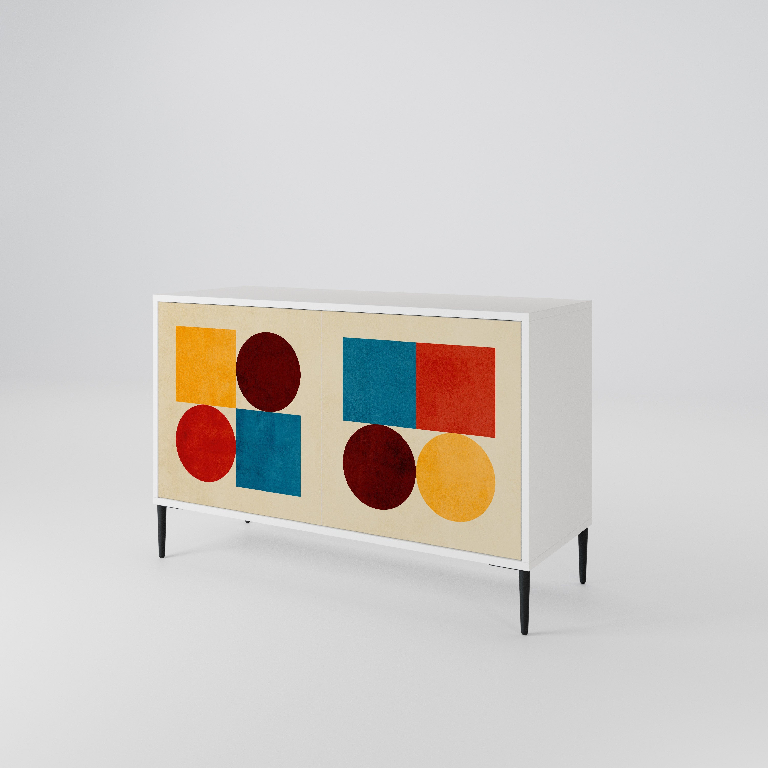 GEOMETRIC PUZZLE Μπουφές 2-θυρών
