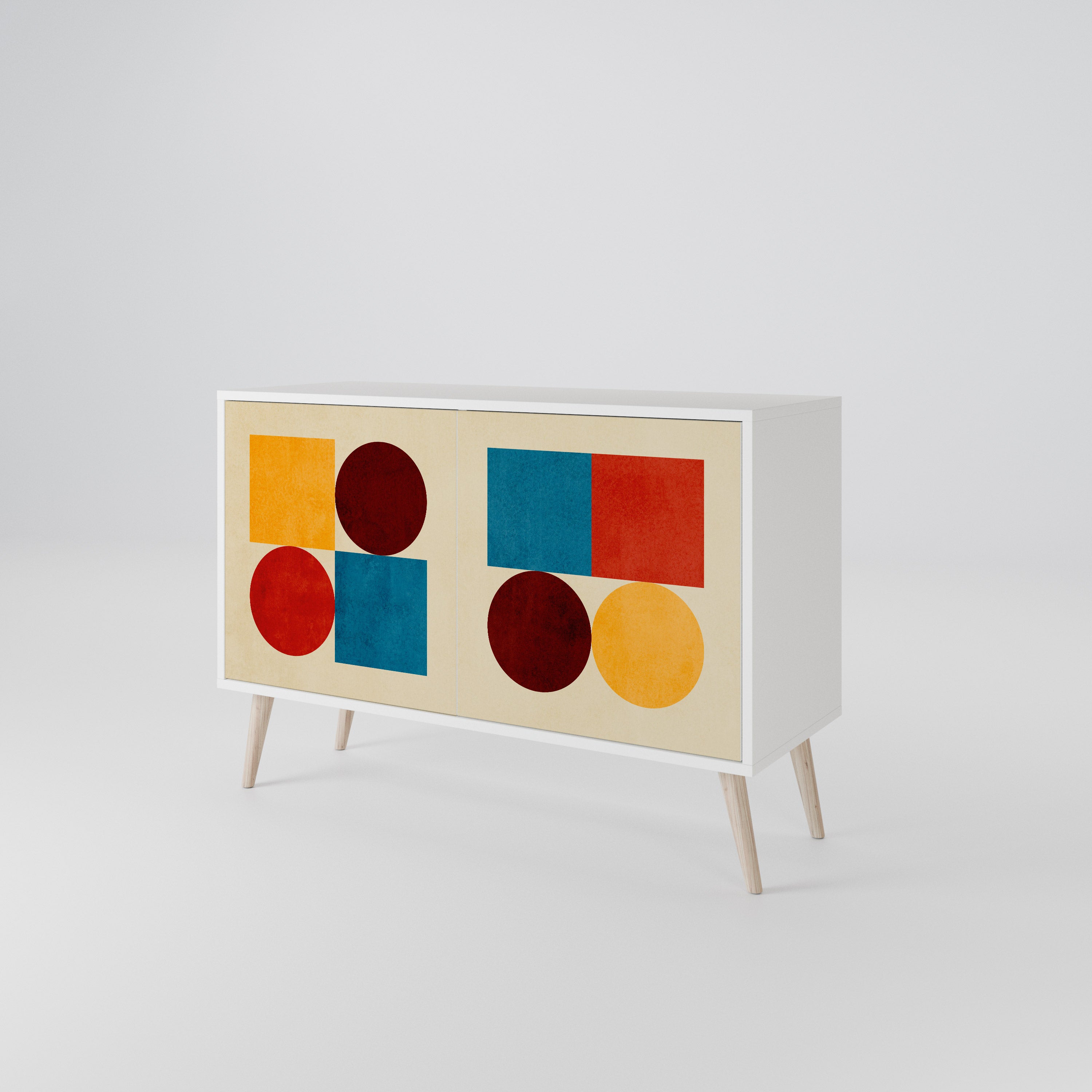 GEOMETRIC PUZZLE Μπουφές 2-θυρών