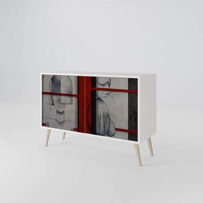 GRAY FIGURES 2-Door Sideboard