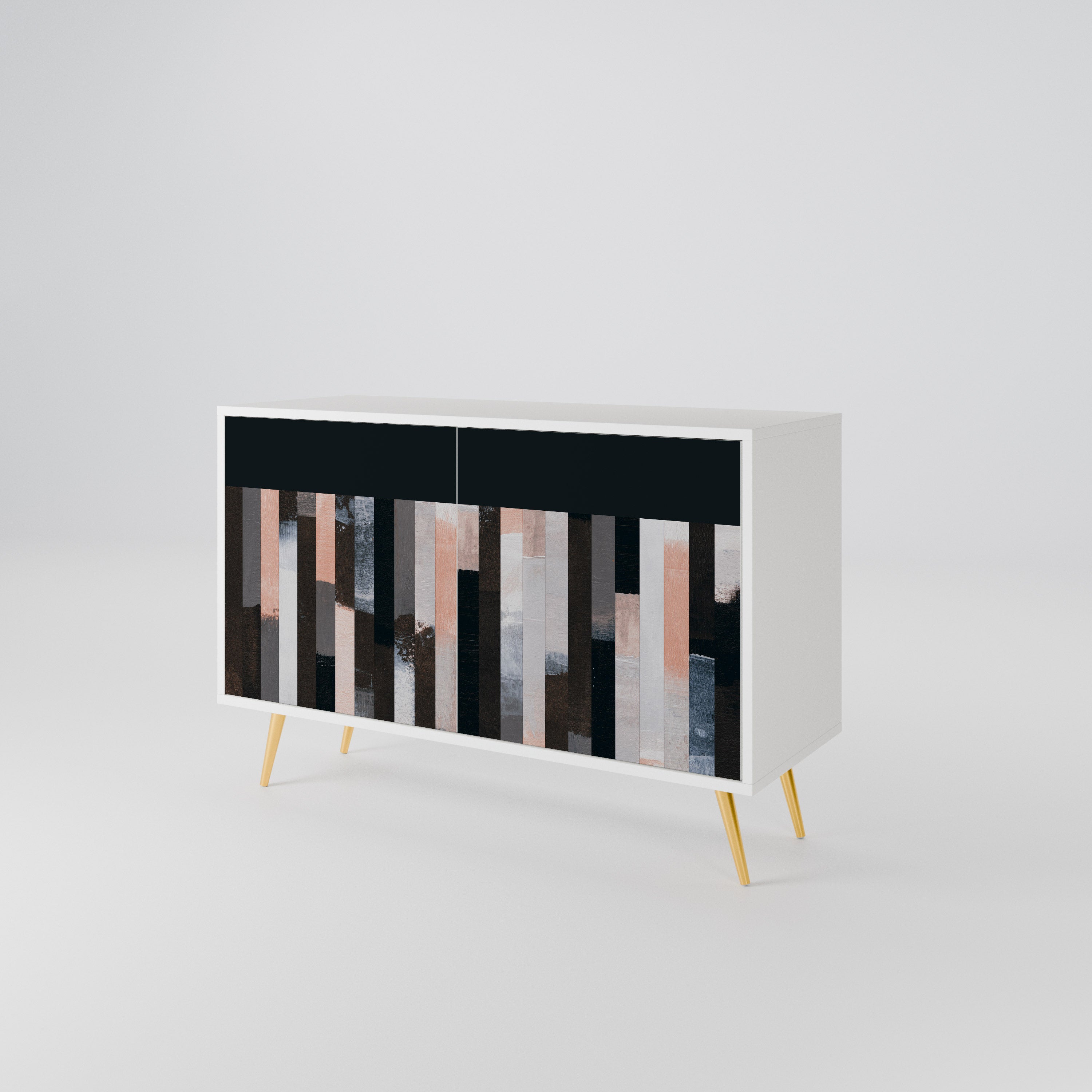 COLLAGE OF RECTANGLES Μπουφές 2-θυρών