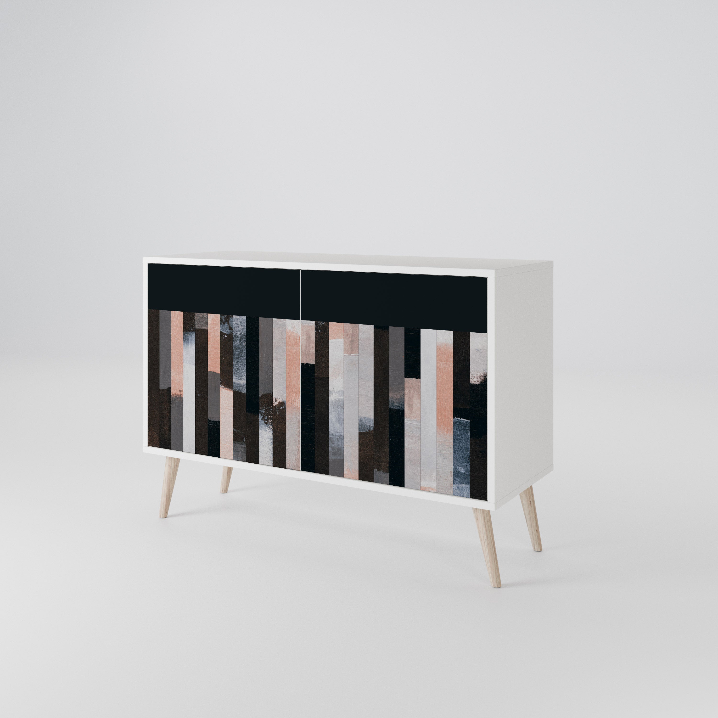 COLLAGE OF RECTANGLES Μπουφές 2-θυρών