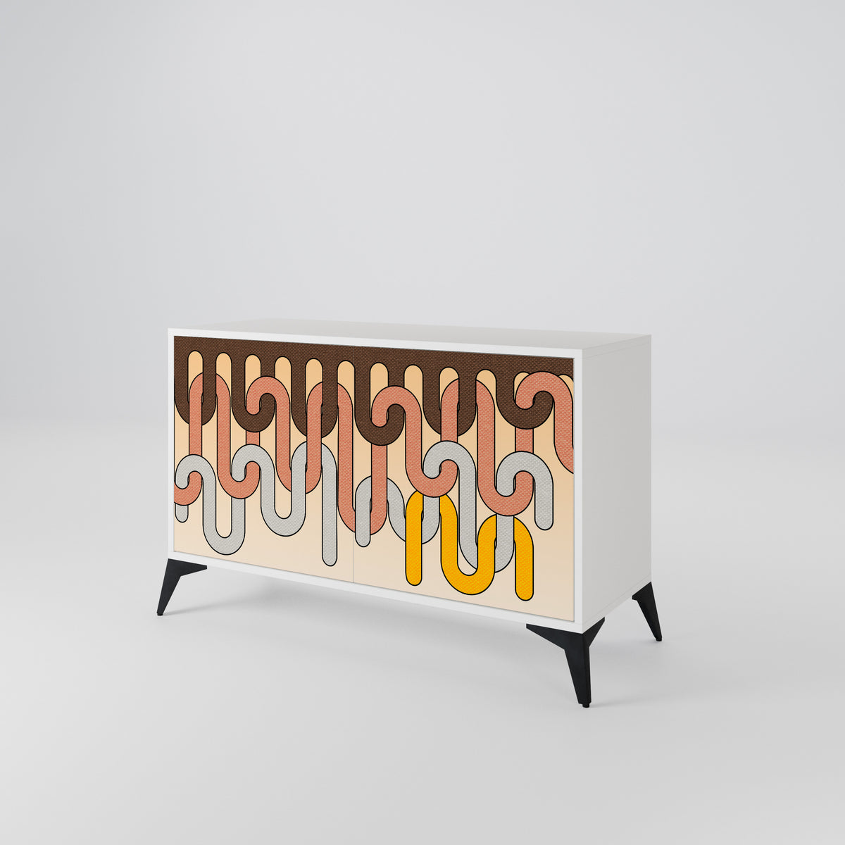 COLORFUL STRINGS 2-Door Sideboard