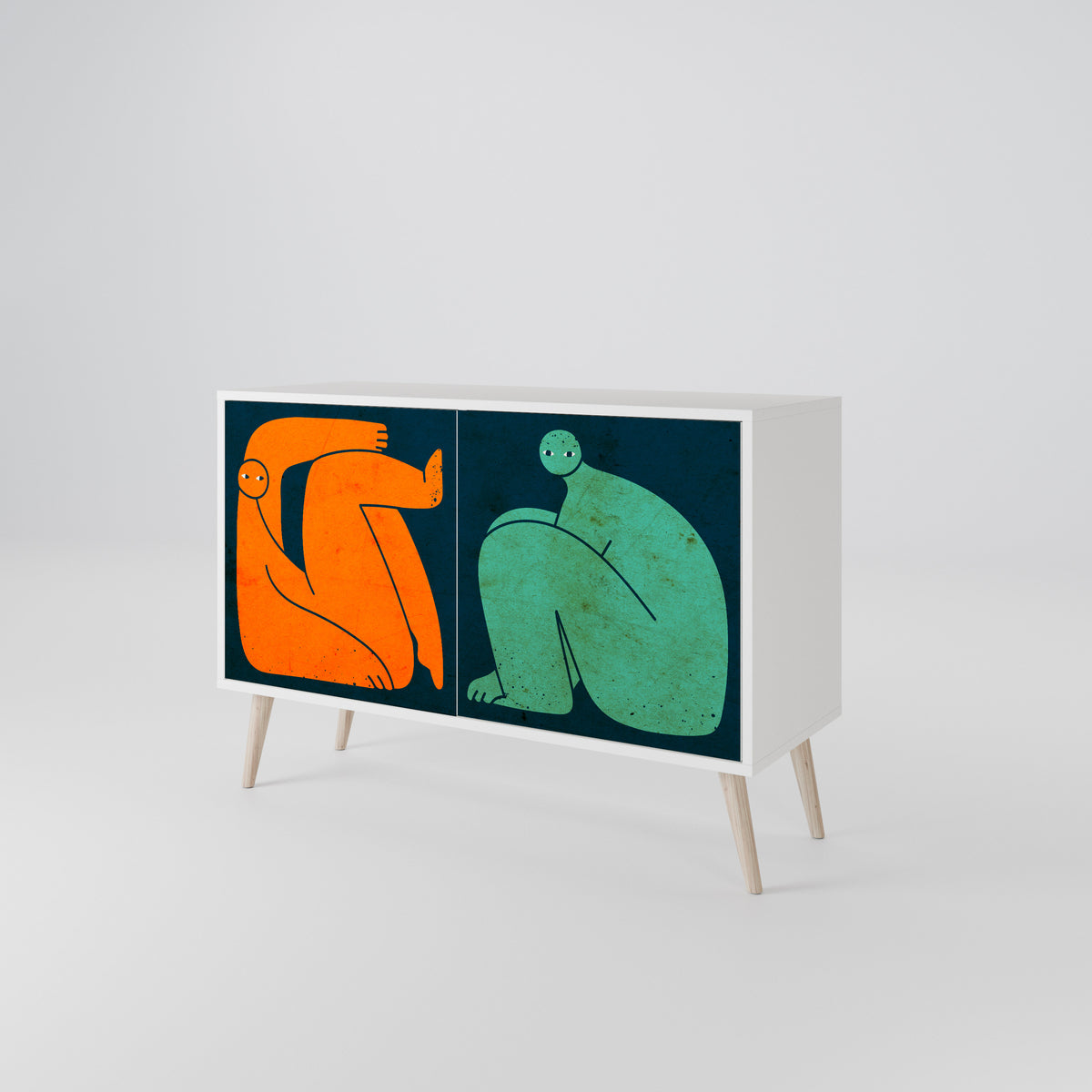 TOGETHER BUT SEPARATELY 2-Door Sideboard