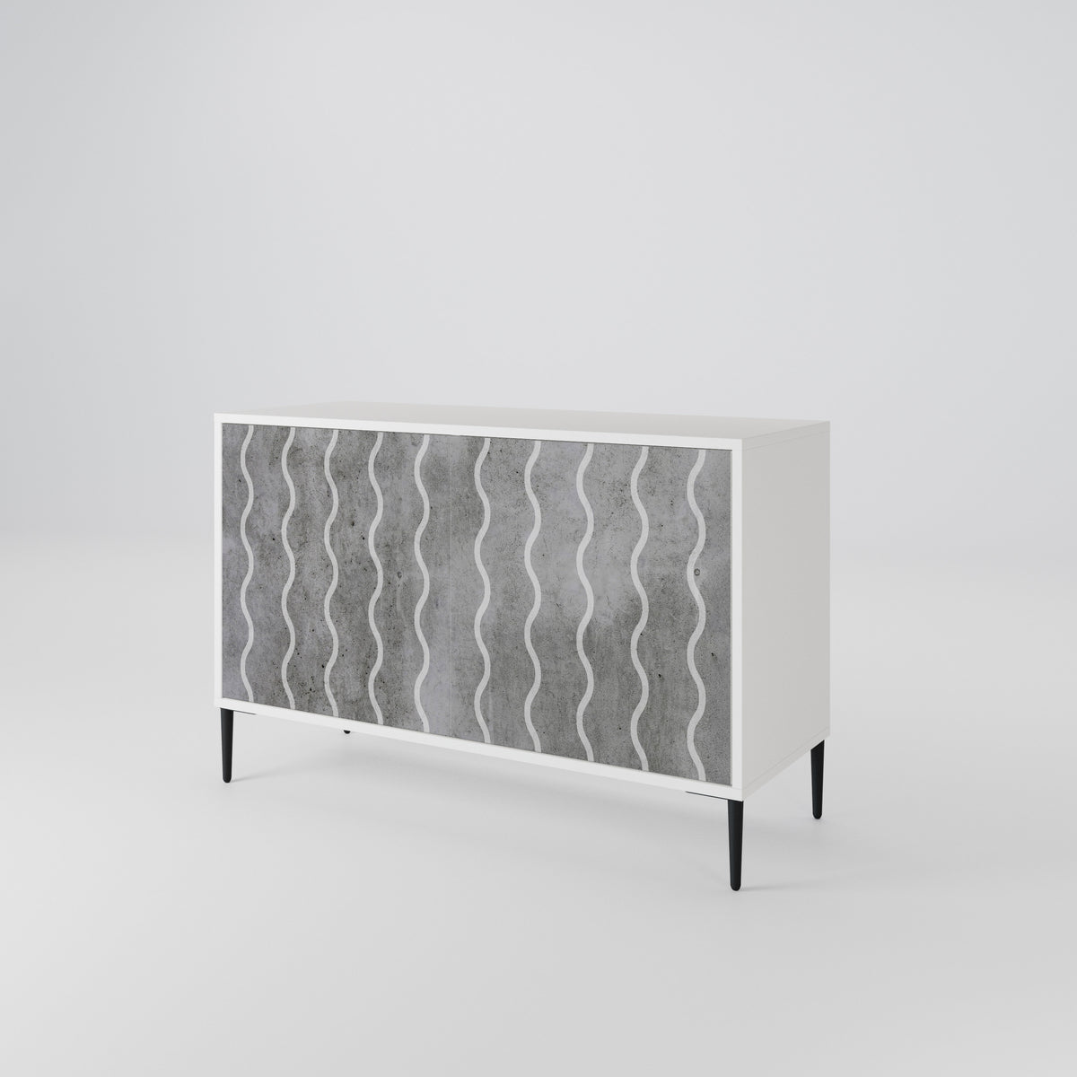 WAVES OF CONCRETE 2-Door Sideboard