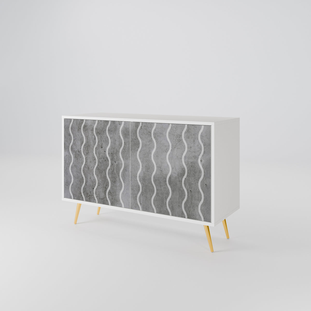 WAVES OF CONCRETE 2-Door Sideboard