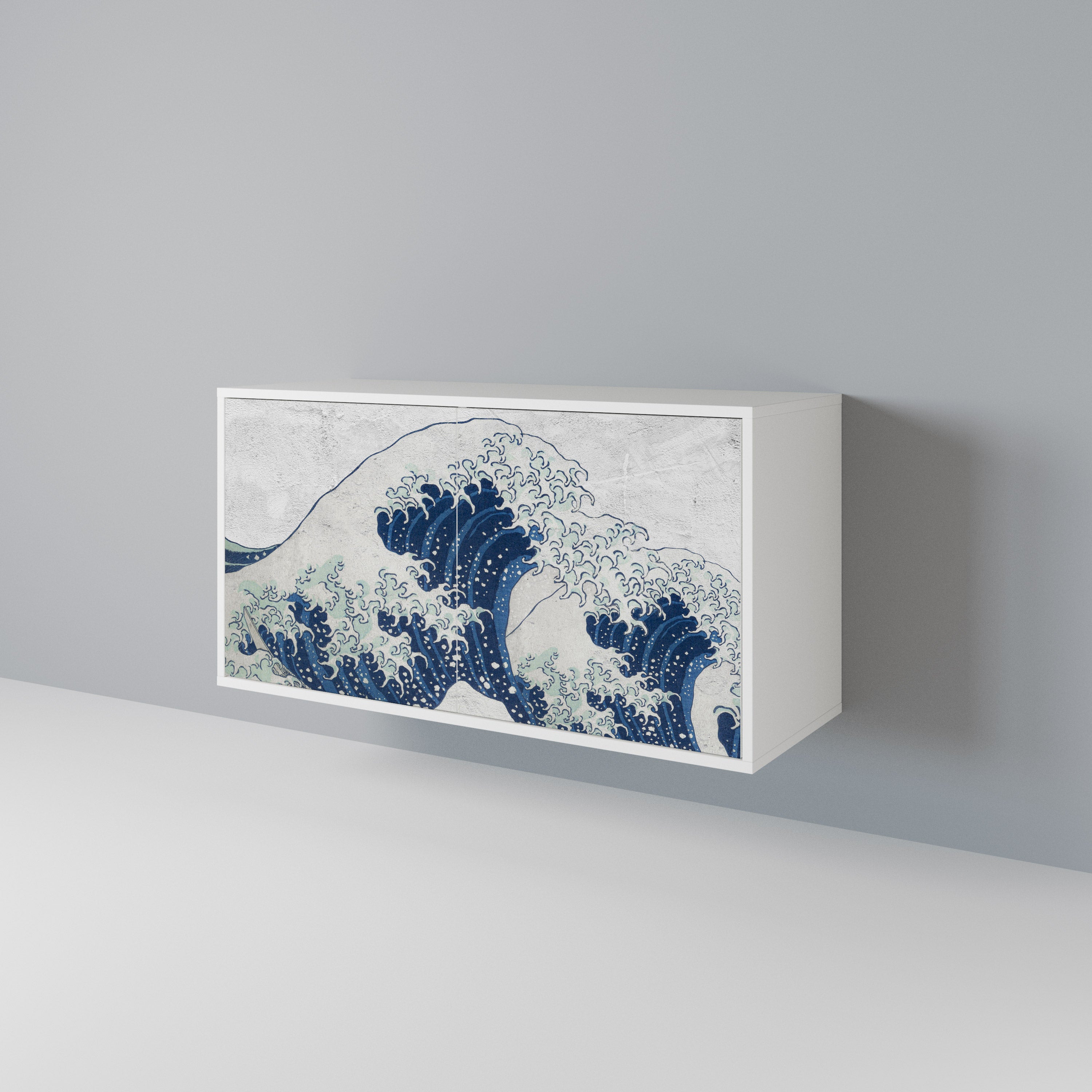 THE GREAT WAVE AT KANAGAWA 2-Door Sideboard