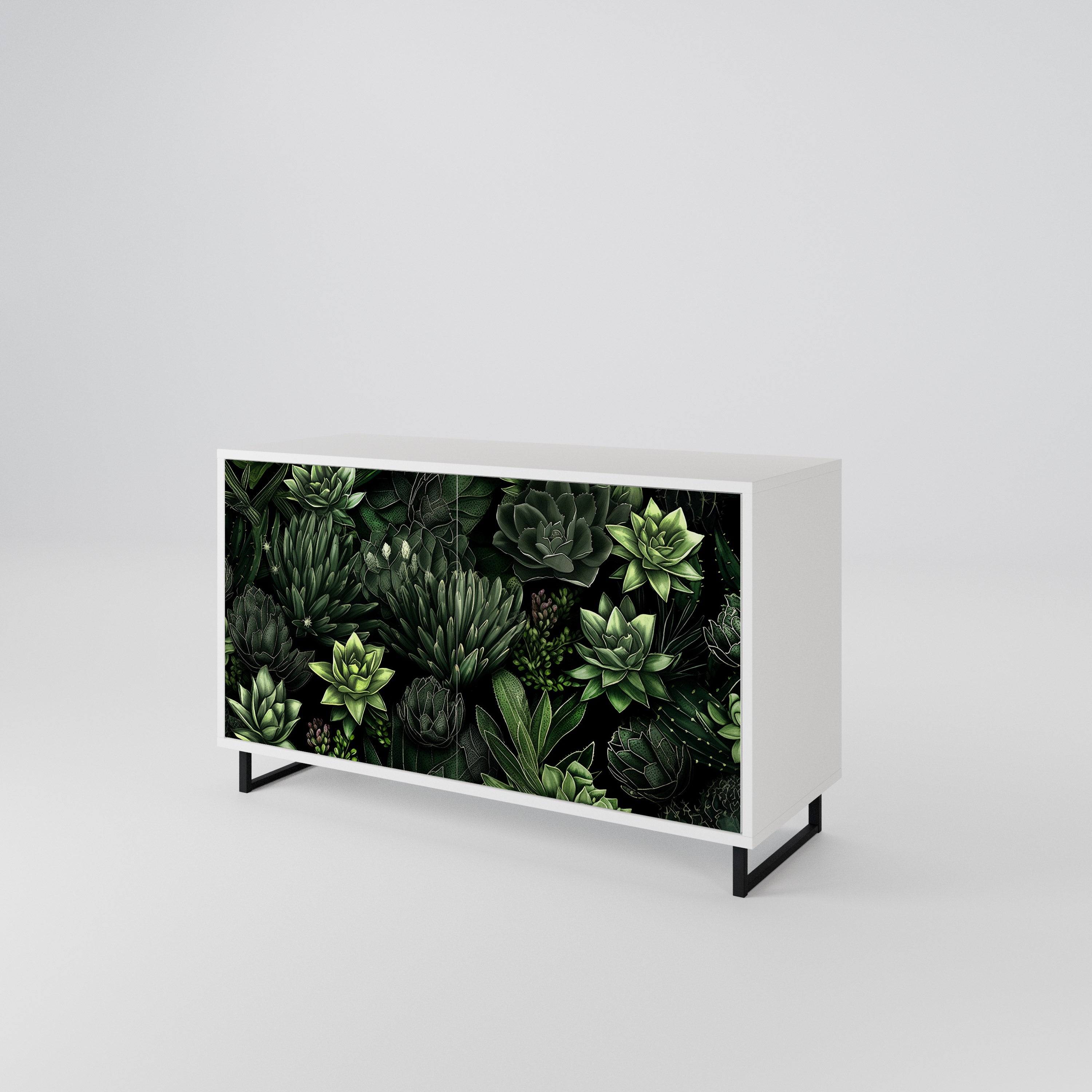 SUCCULENT JUNGLE 2-Door Sideboard