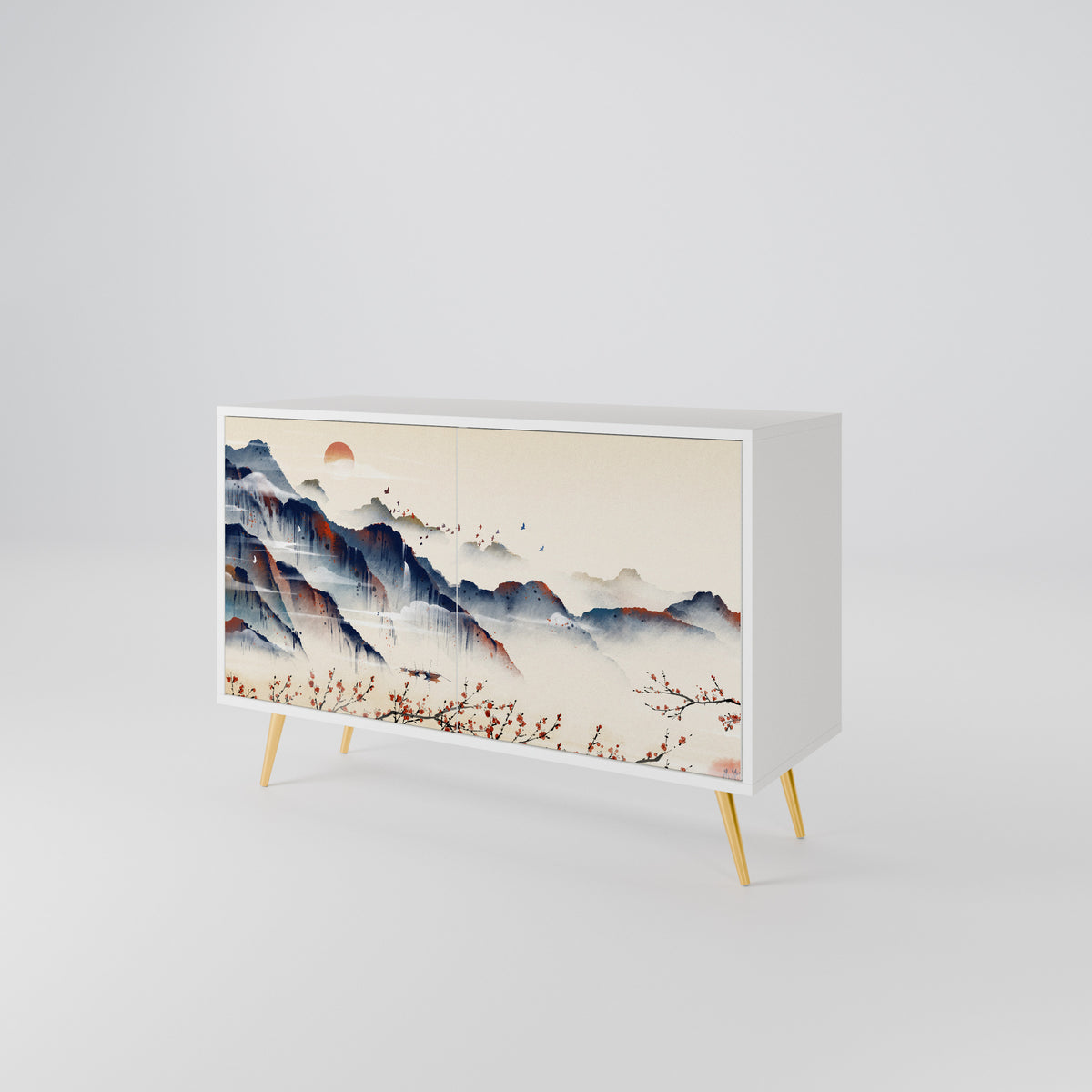 JAPANESE LANDSCAPE Μπουφές 2-θυρών