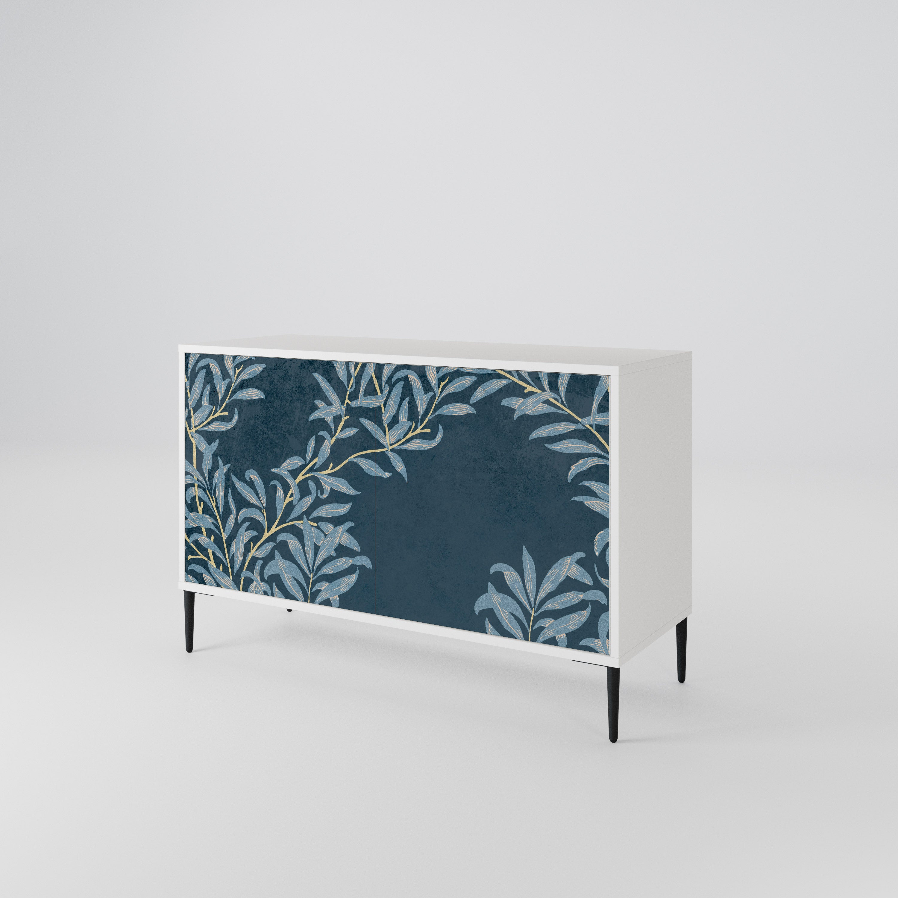 BLUE LEAVES 2-Door Sideboard