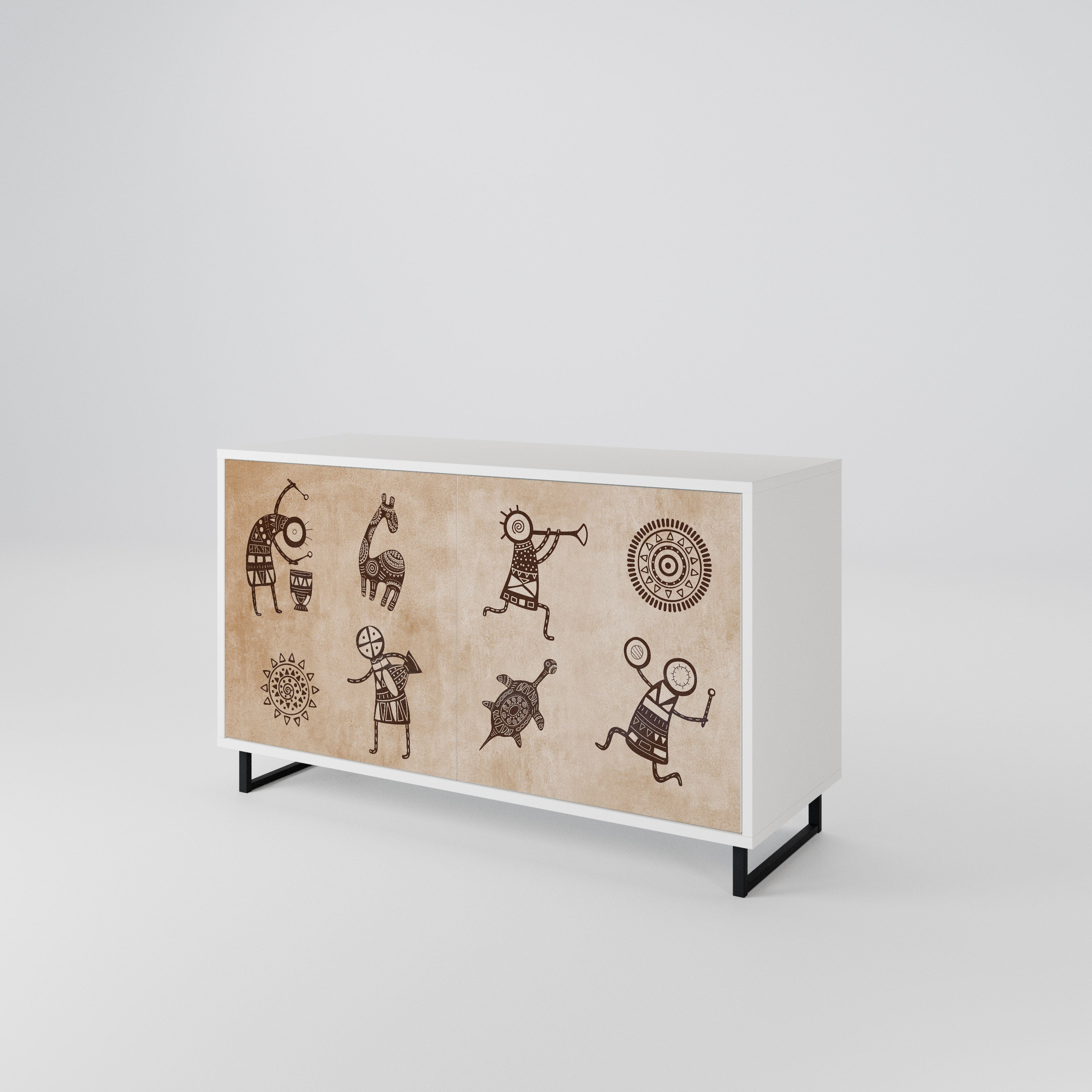 AFRICAN STYLE 2-Door Sideboard
