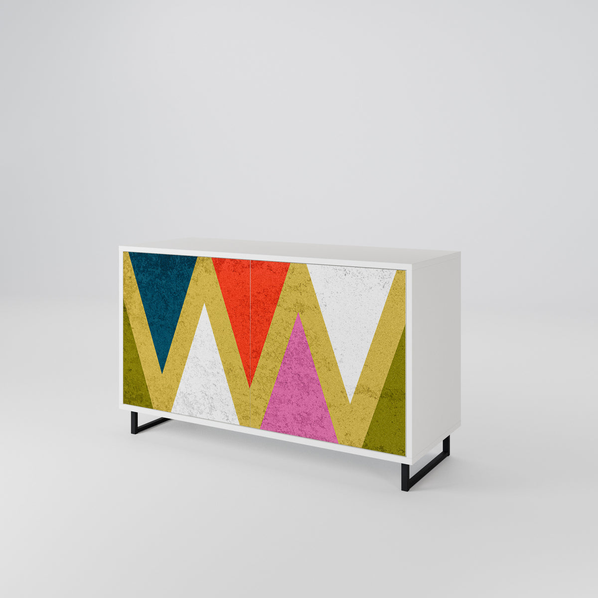 COLORFUL TRIANGLES Μπουφές 2-θυρών