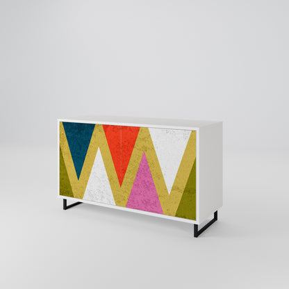 COLORFUL TRIANGLES Μπουφές 2-θυρών