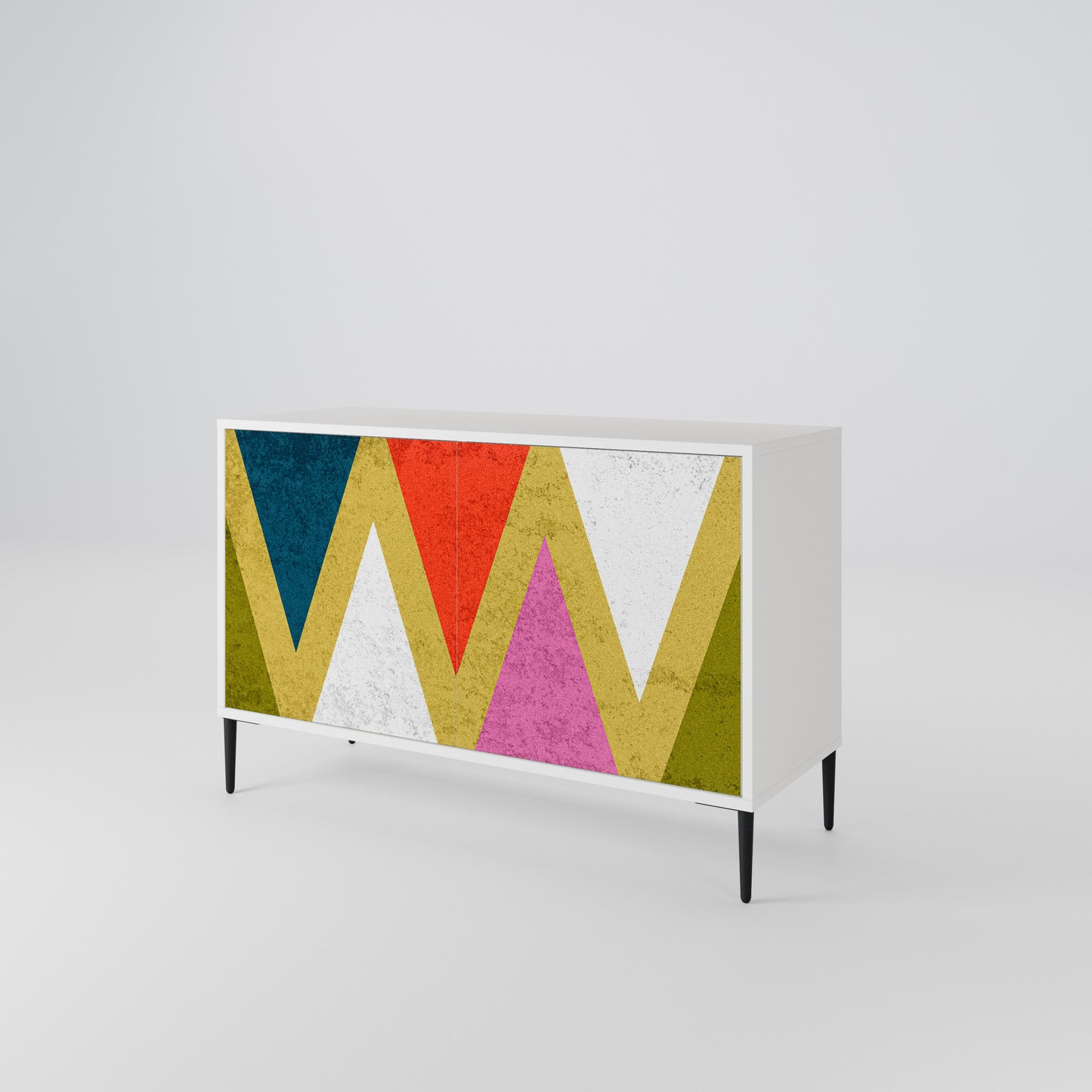 COLORFUL TRIANGLES Μπουφές 2-θυρών