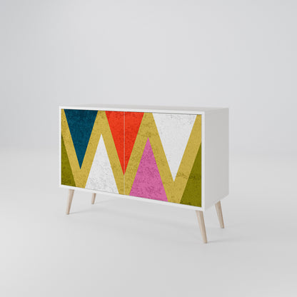 COLORFUL TRIANGLES Μπουφές 2-θυρών