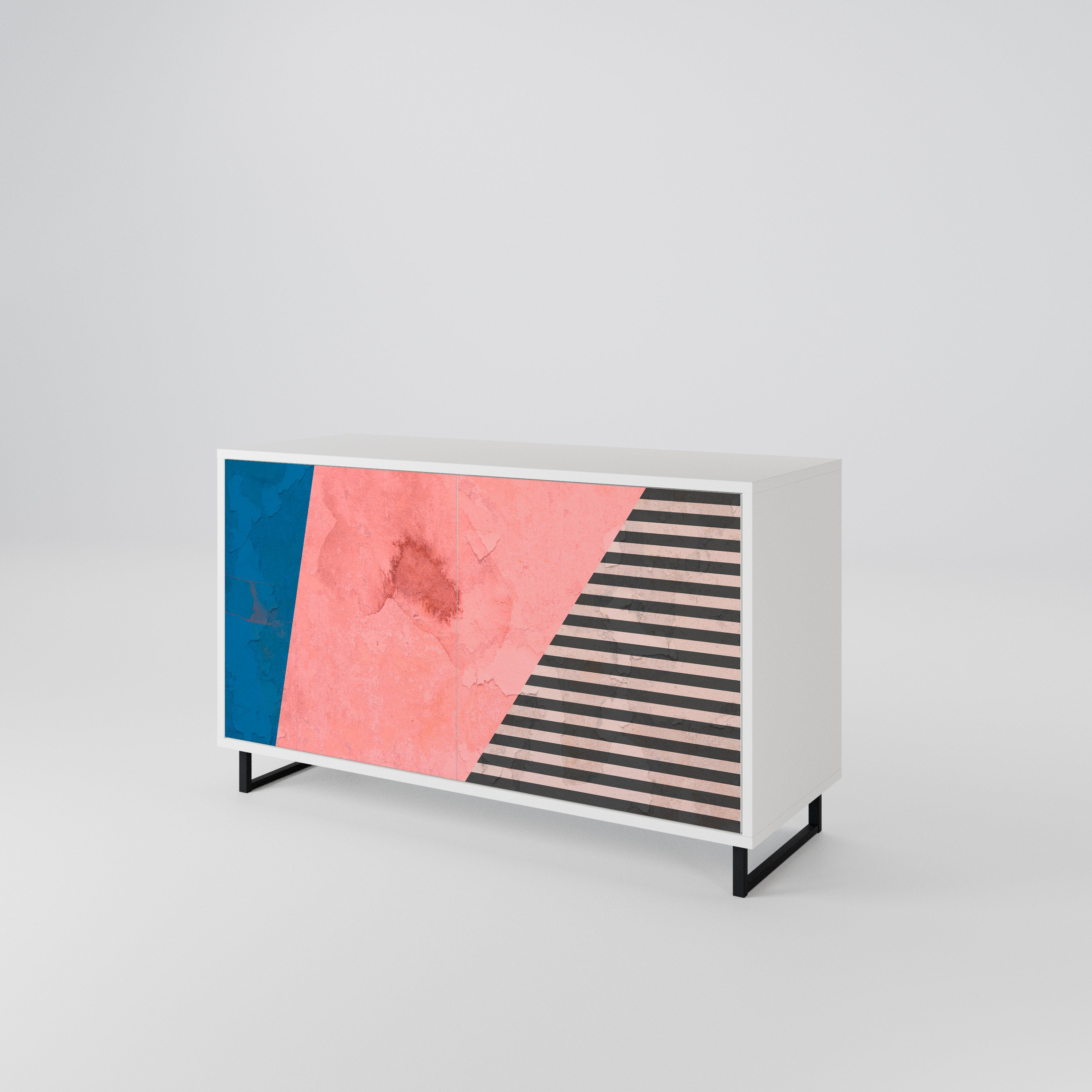 GLAMOROUS STRIPE 2-Door Sideboard