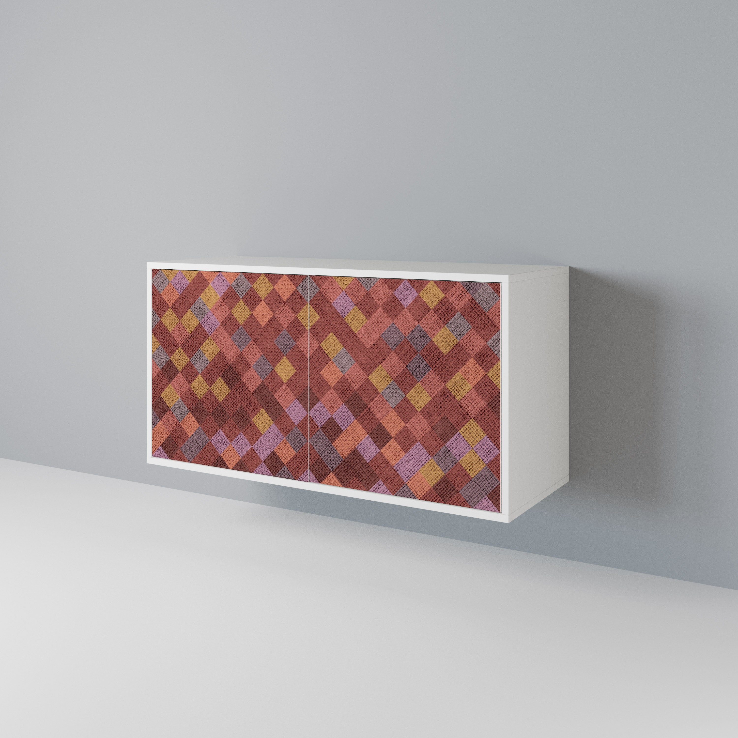 PAINTED SQUARES Μπουφές 2-θυρών