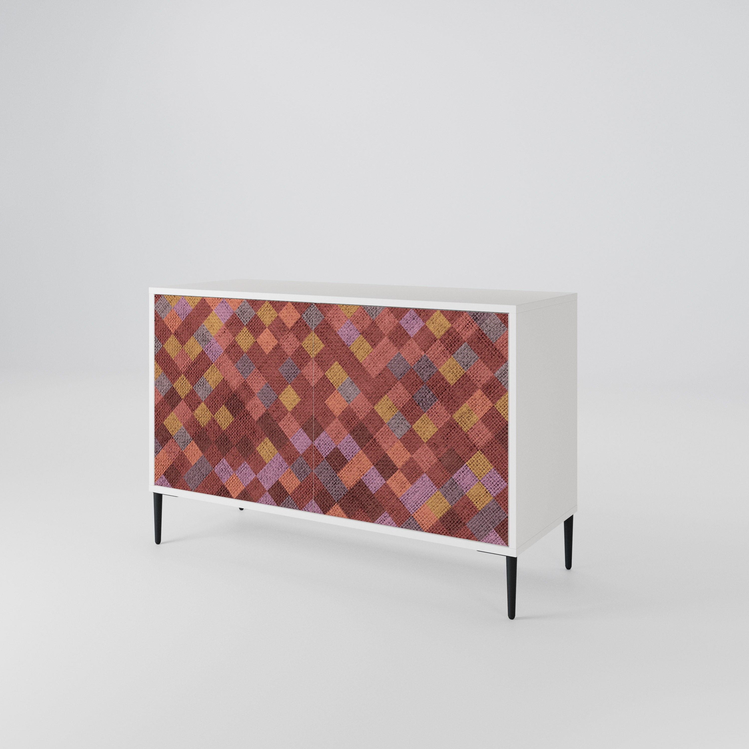 PAINTED SQUARES Μπουφές 2-θυρών
