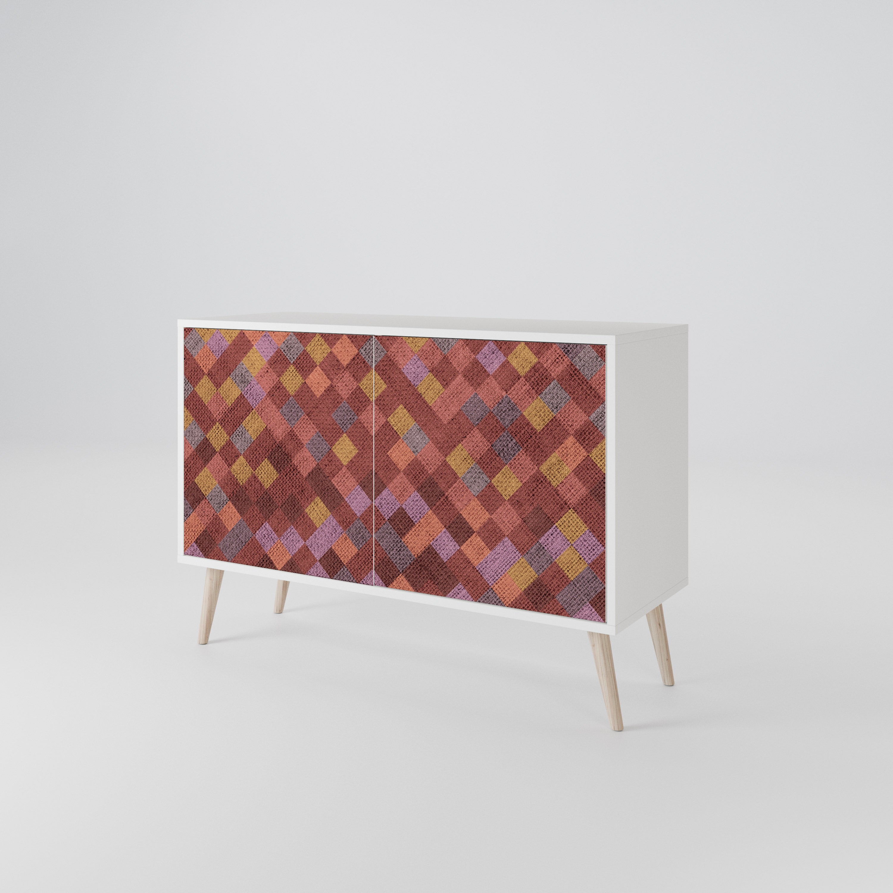 PAINTED SQUARES Μπουφές 2-θυρών
