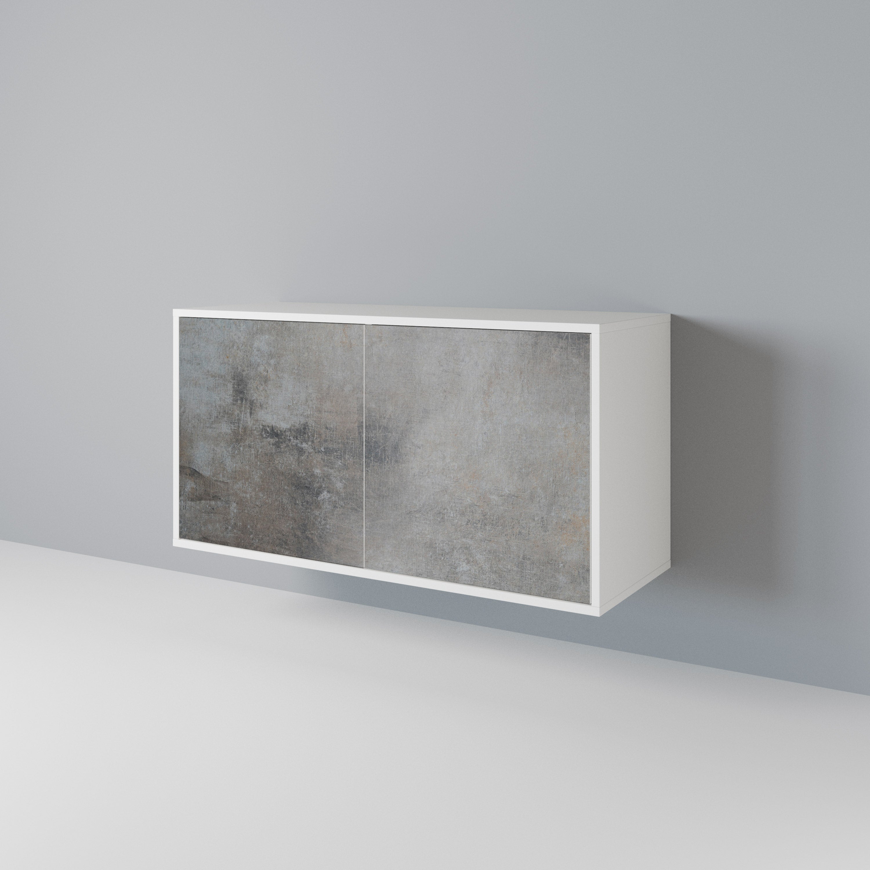 CONCRETE WALL Μπουφές 2-θυρών