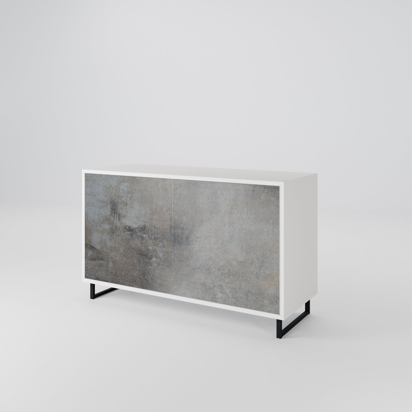 CONCRETE WALL Μπουφές 2-θυρών