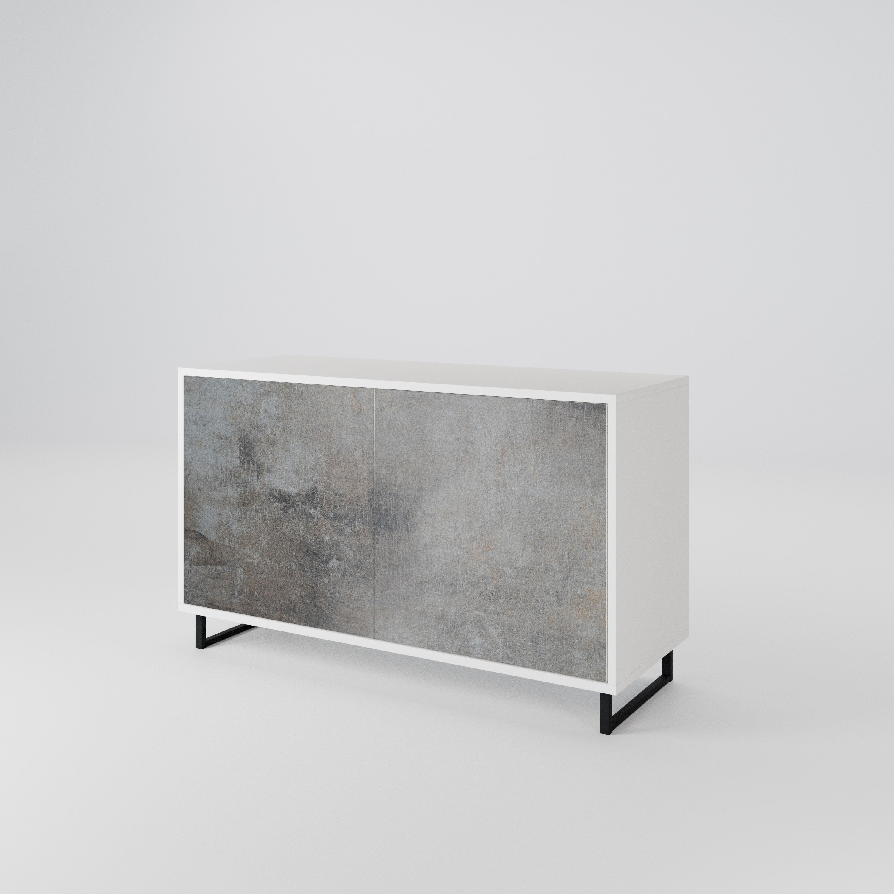 CONCRETE WALL Μπουφές 2-θυρών