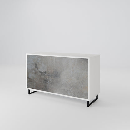 CONCRETE WALL Μπουφές 2-θυρών