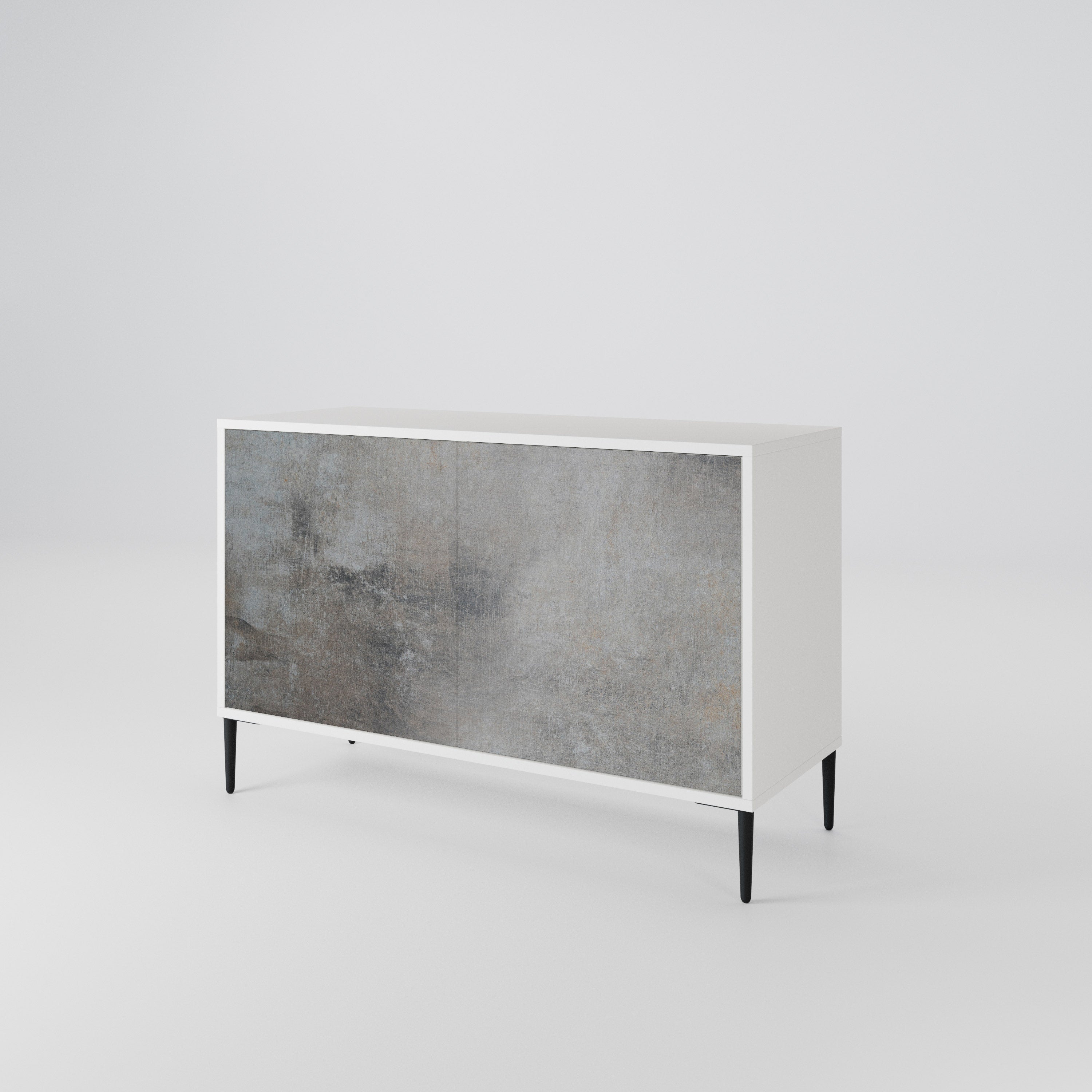 CONCRETE WALL Μπουφές 2-θυρών