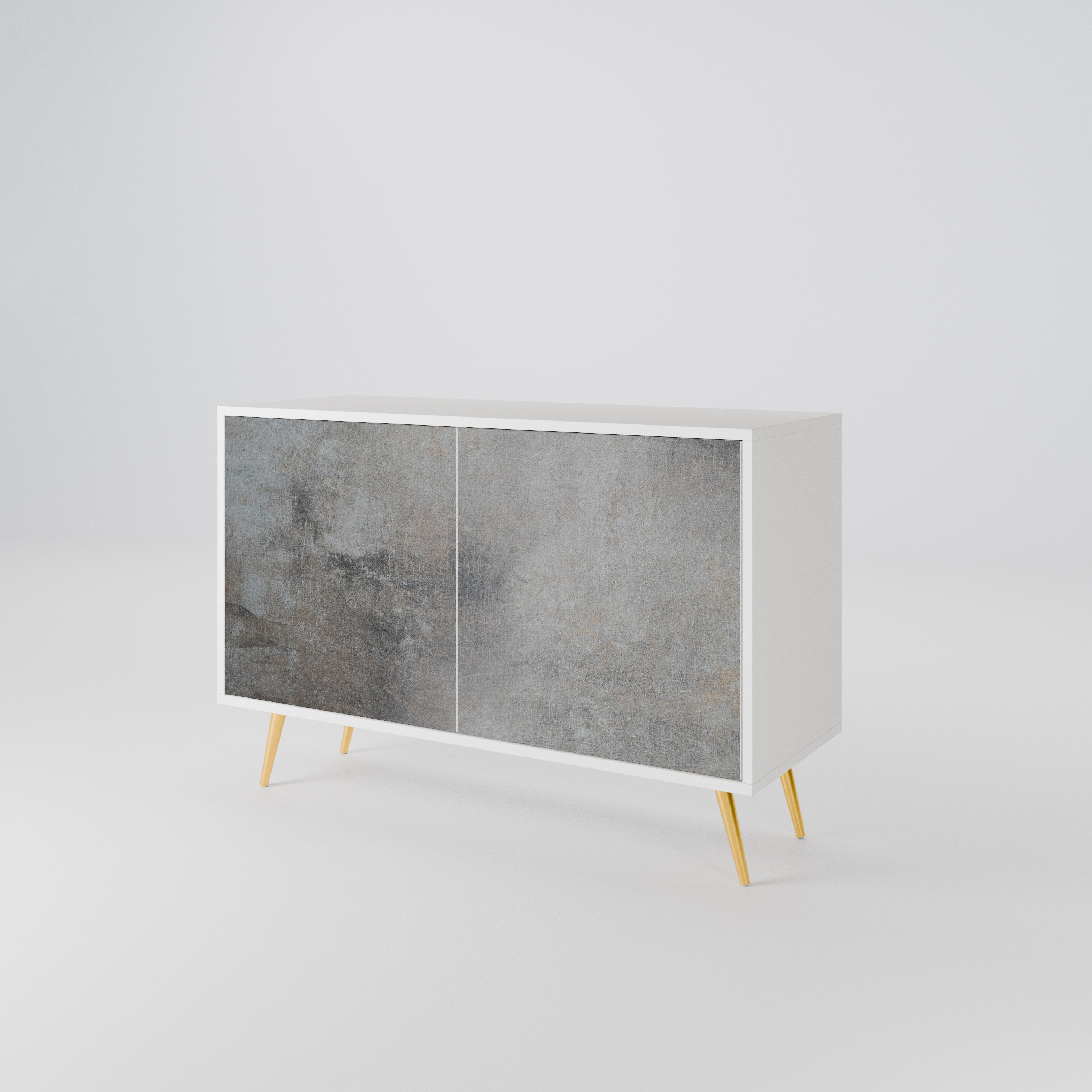CONCRETE WALL Μπουφές 2-θυρών