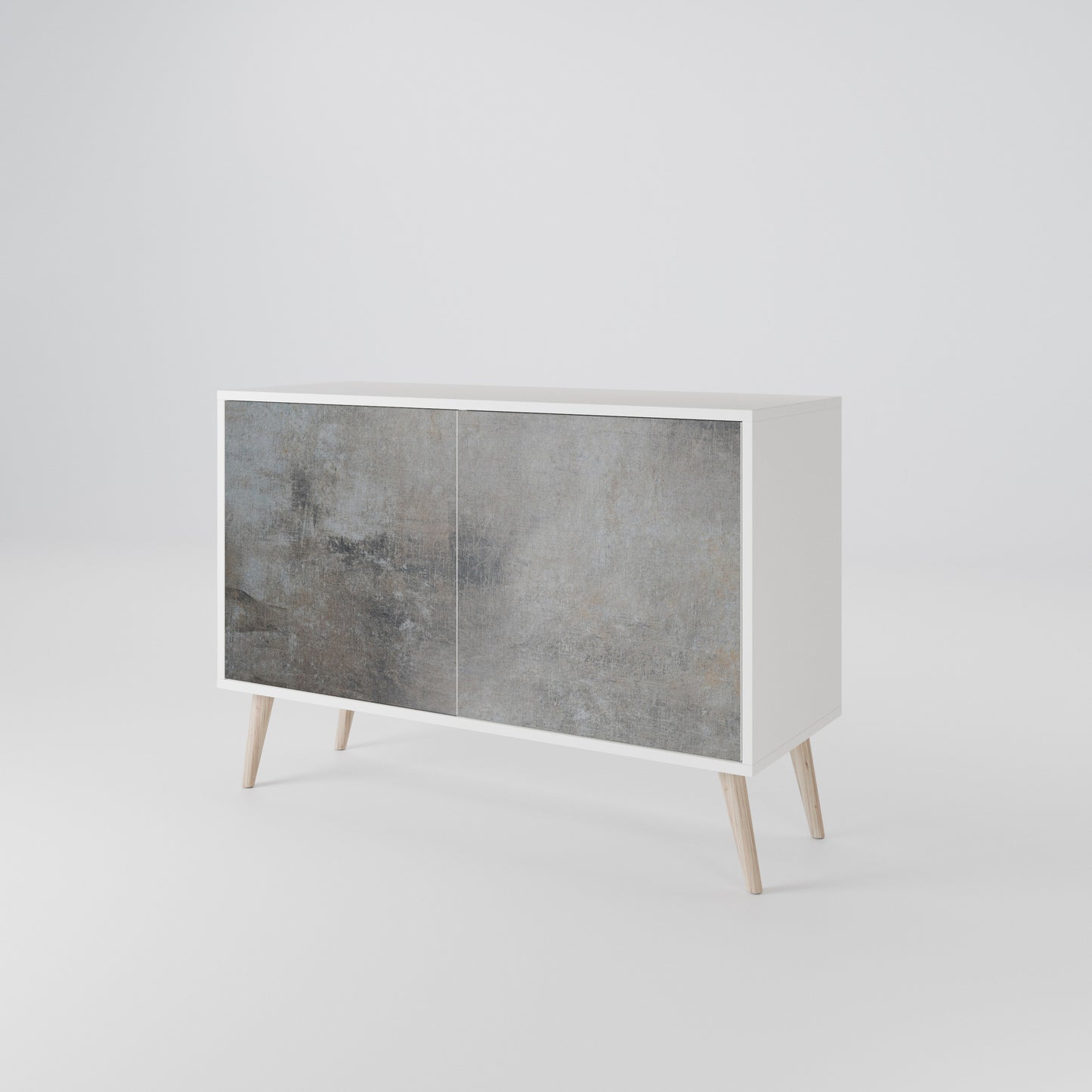 CONCRETE WALL Μπουφές 2-θυρών