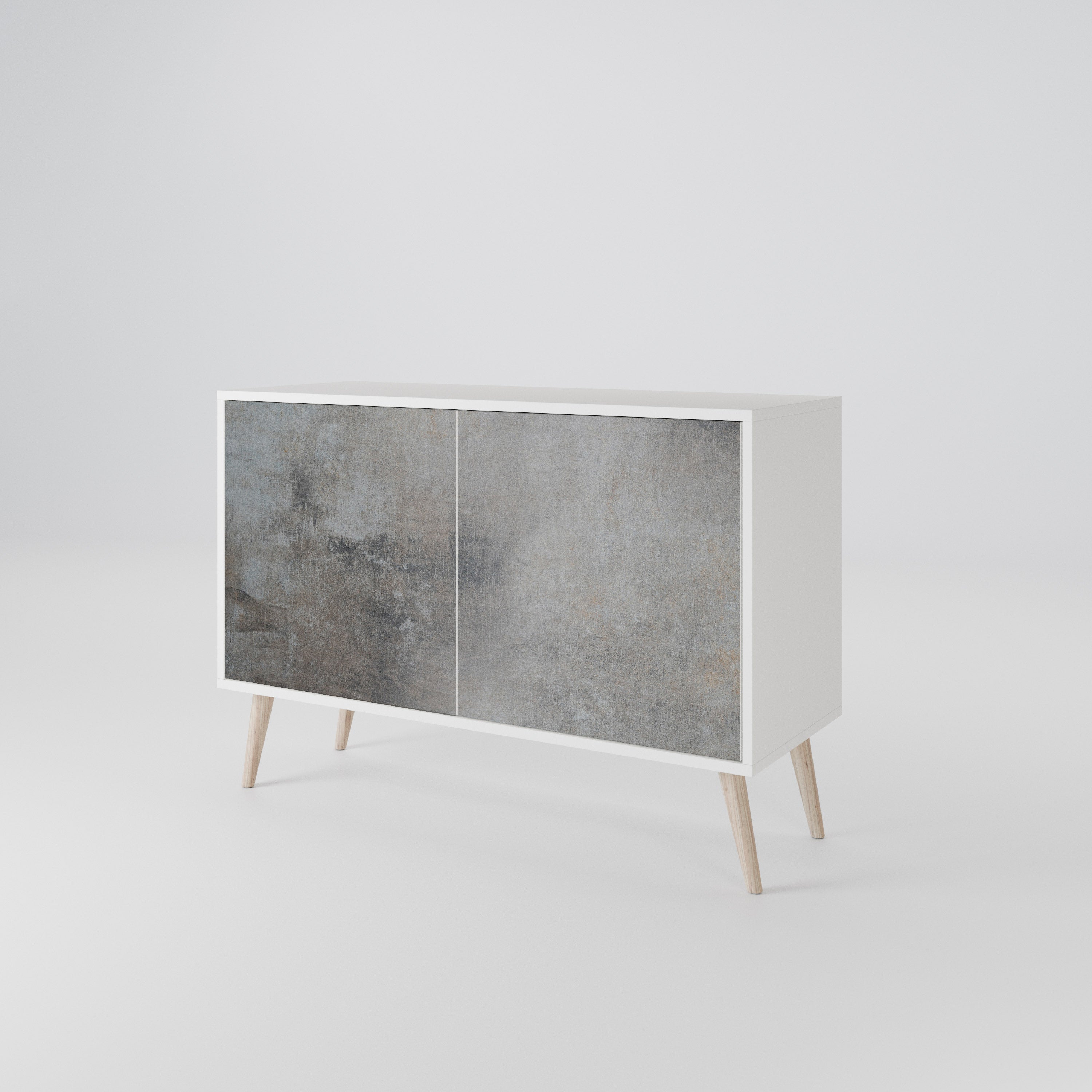 CONCRETE WALL Μπουφές 2-θυρών