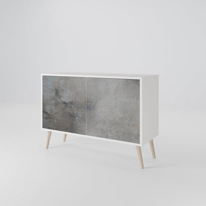 CONCRETE WALL Μπουφές 2-θυρών