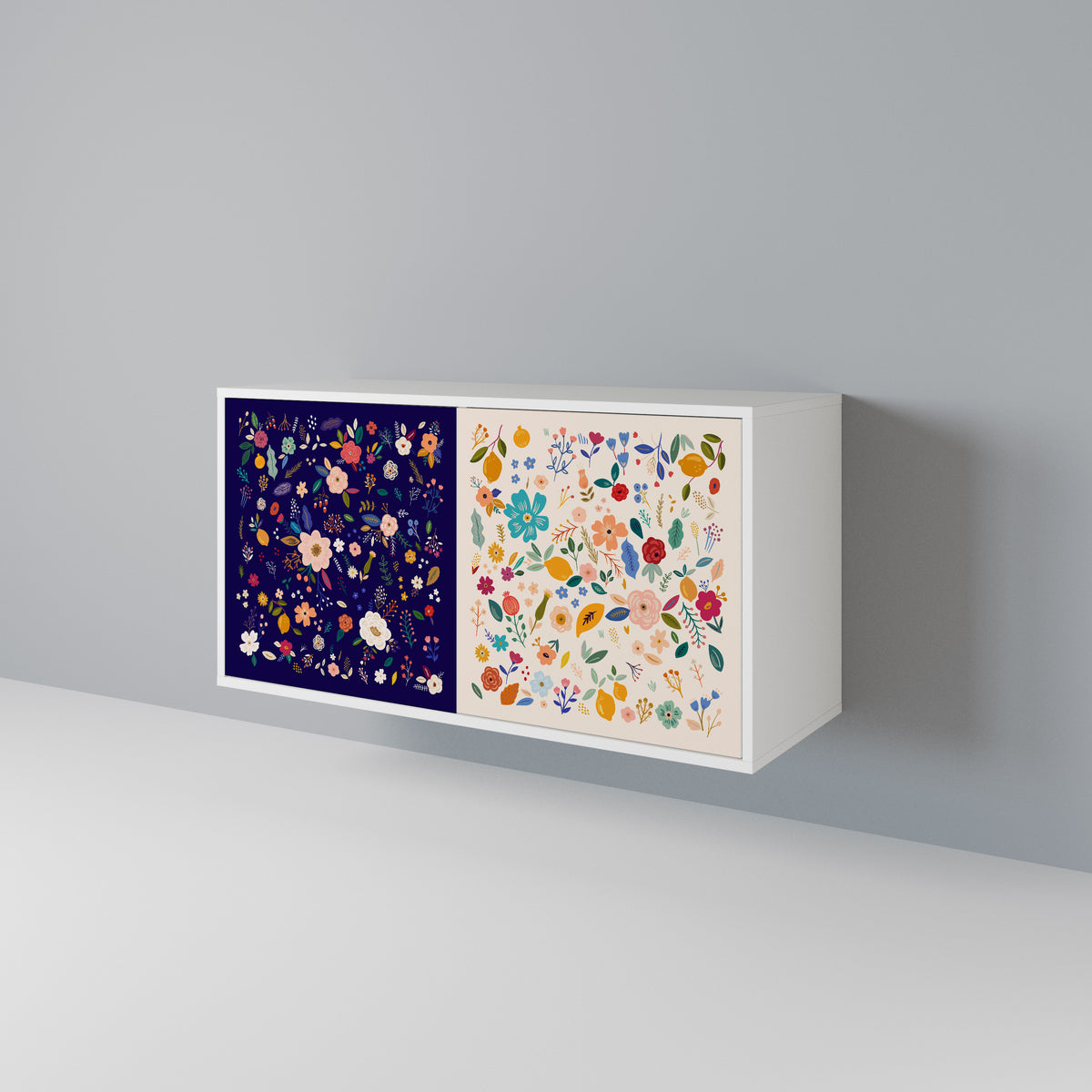 FLORAL COMBINATION Μπουφές 2-θυρών
