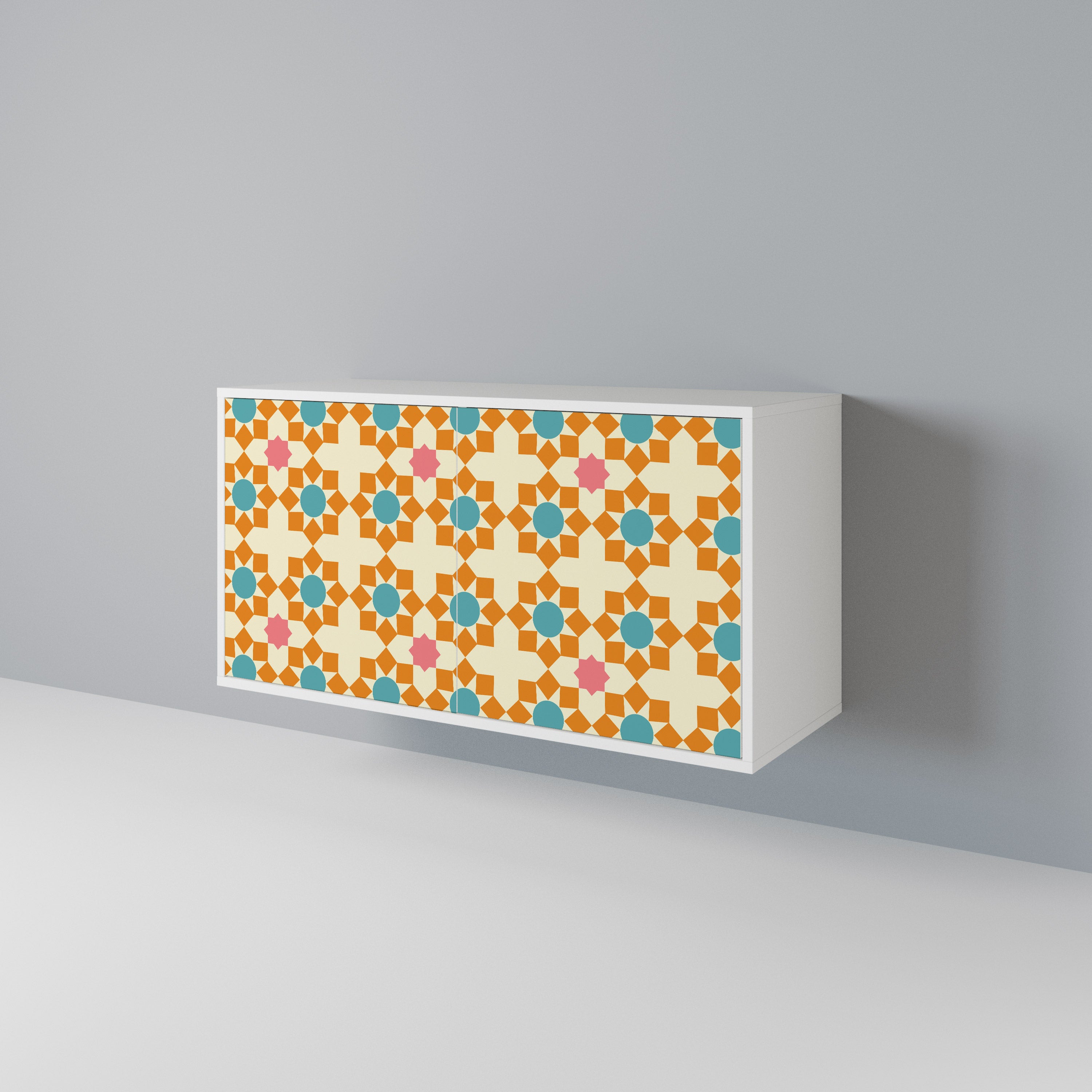 FLORAL DECOR Μπουφές 2-θυρών