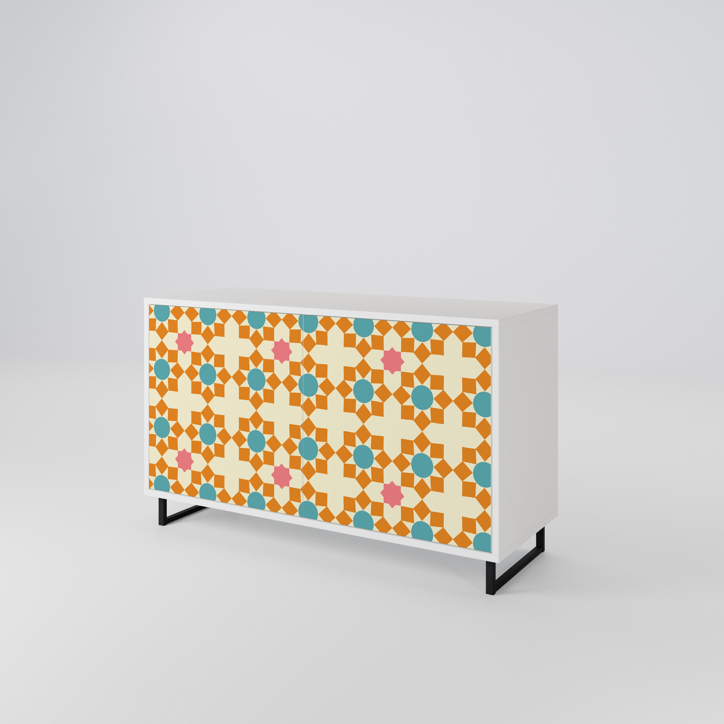 FLORAL DECOR Μπουφές 2-θυρών