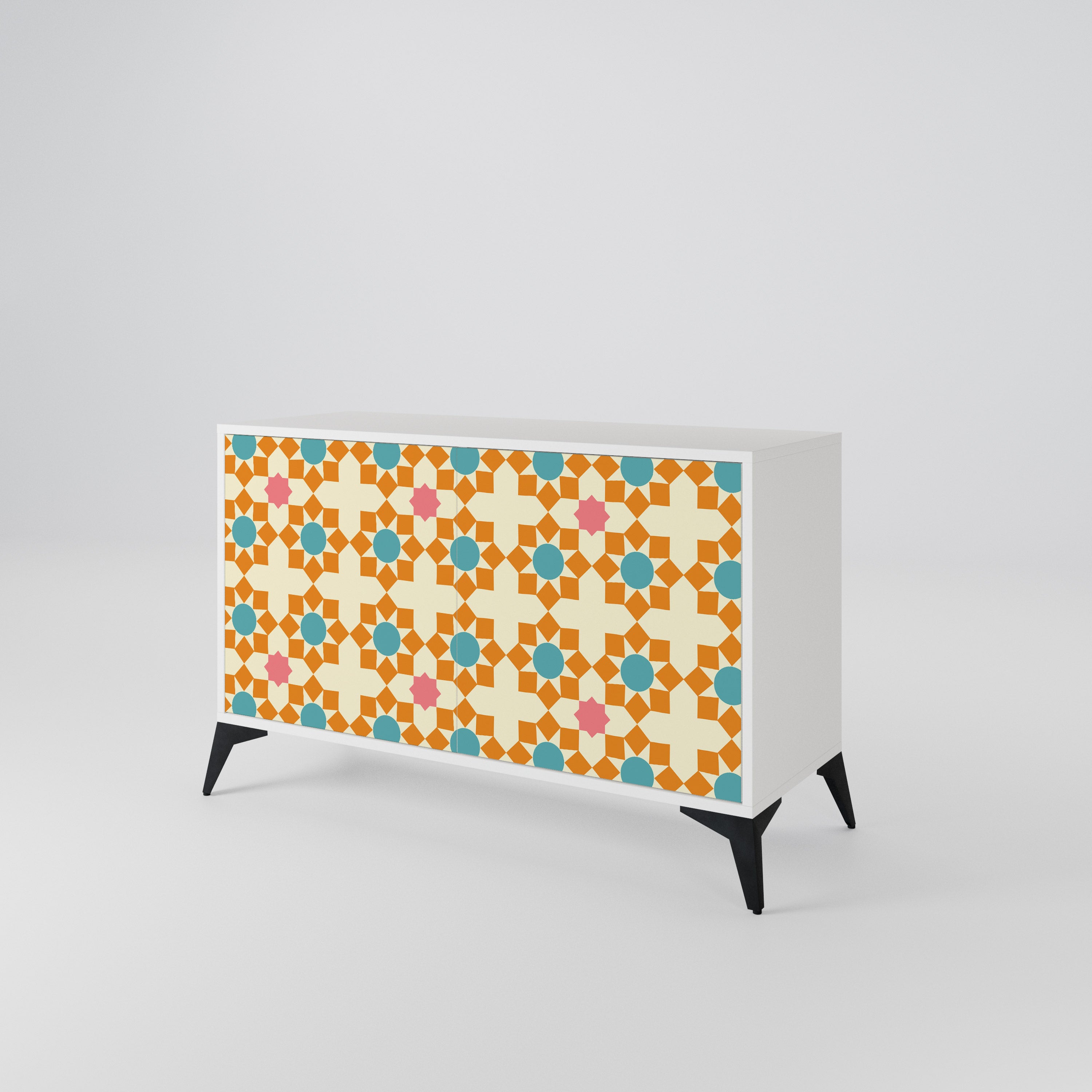 FLORAL DECOR Μπουφές 2-θυρών