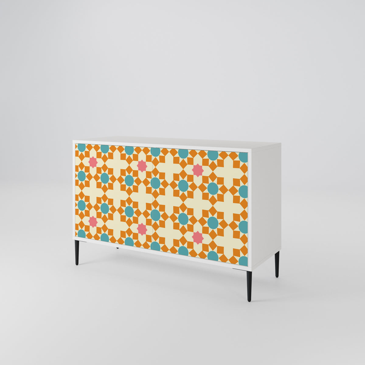 FLORAL DECOR Μπουφές 2-θυρών