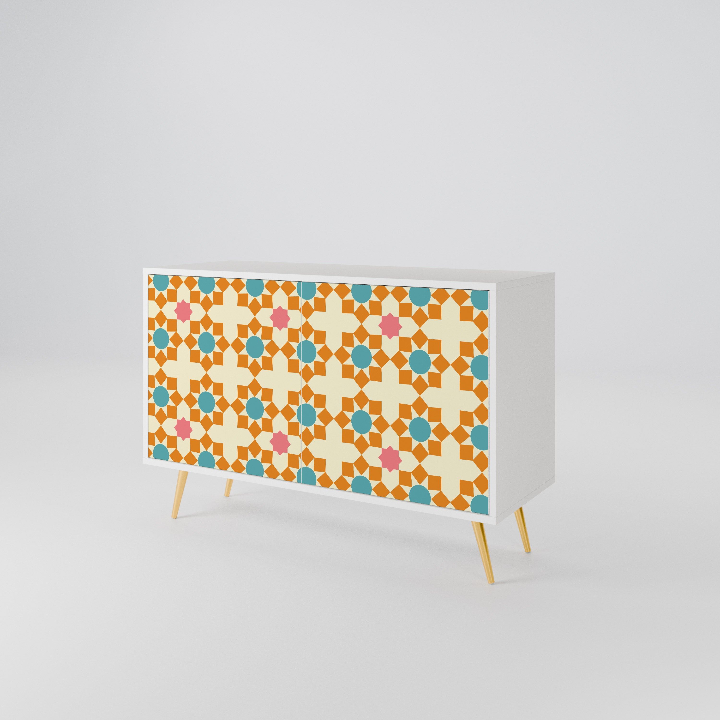 FLORAL DECOR Μπουφές 2-θυρών